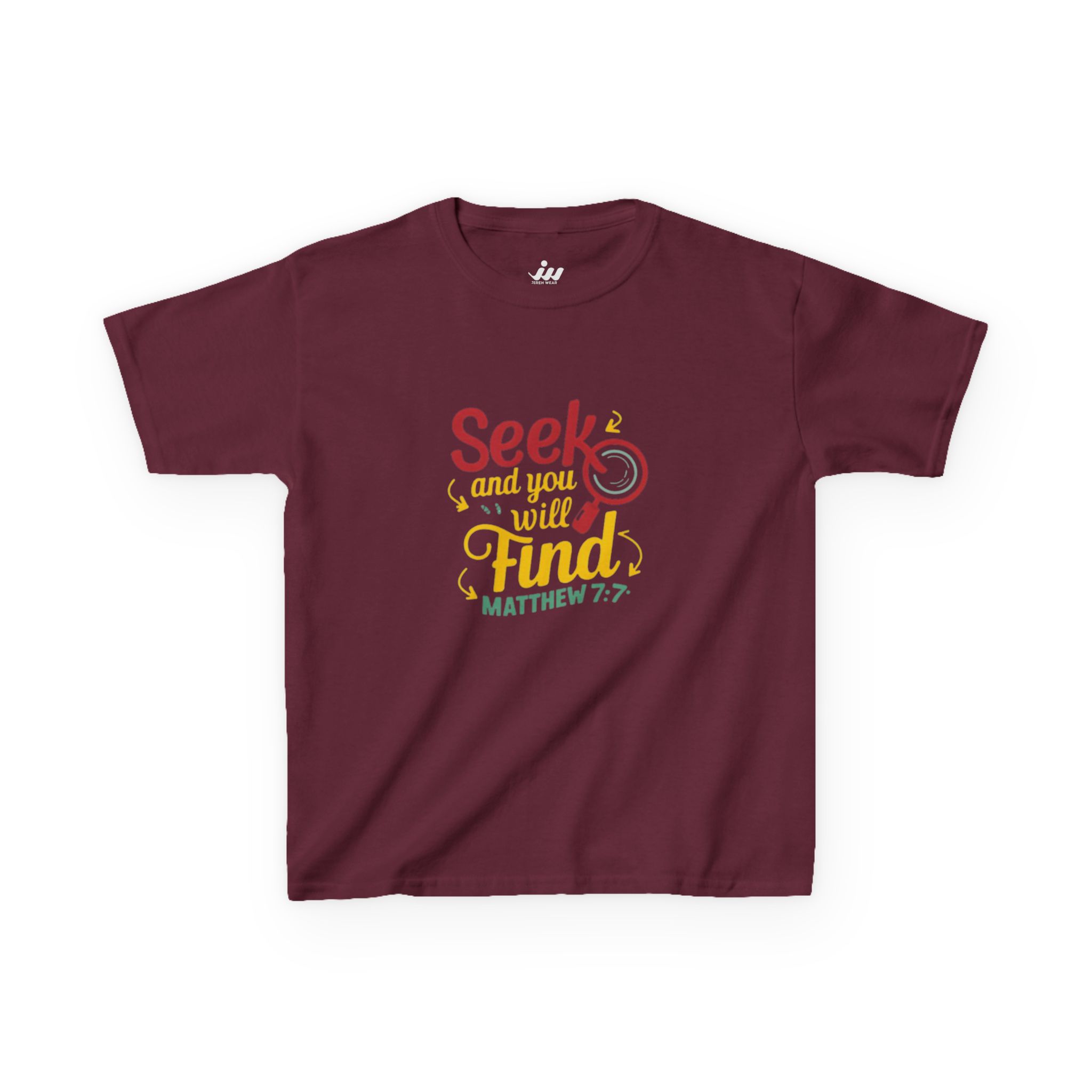 kids tee — "seek and you will find" kids tee — "seek and you will find"