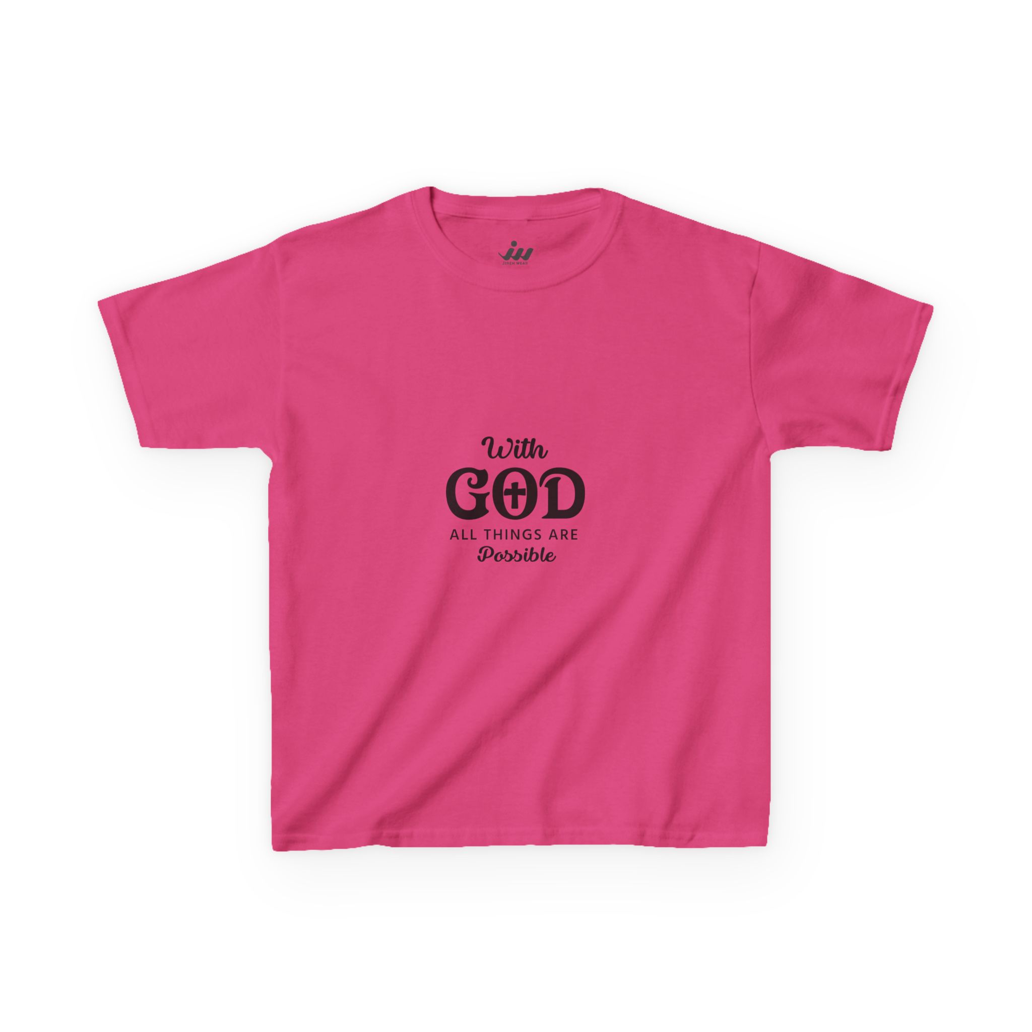 kids tee — "with god all things are possible" kids tee — "with god all things are possible"