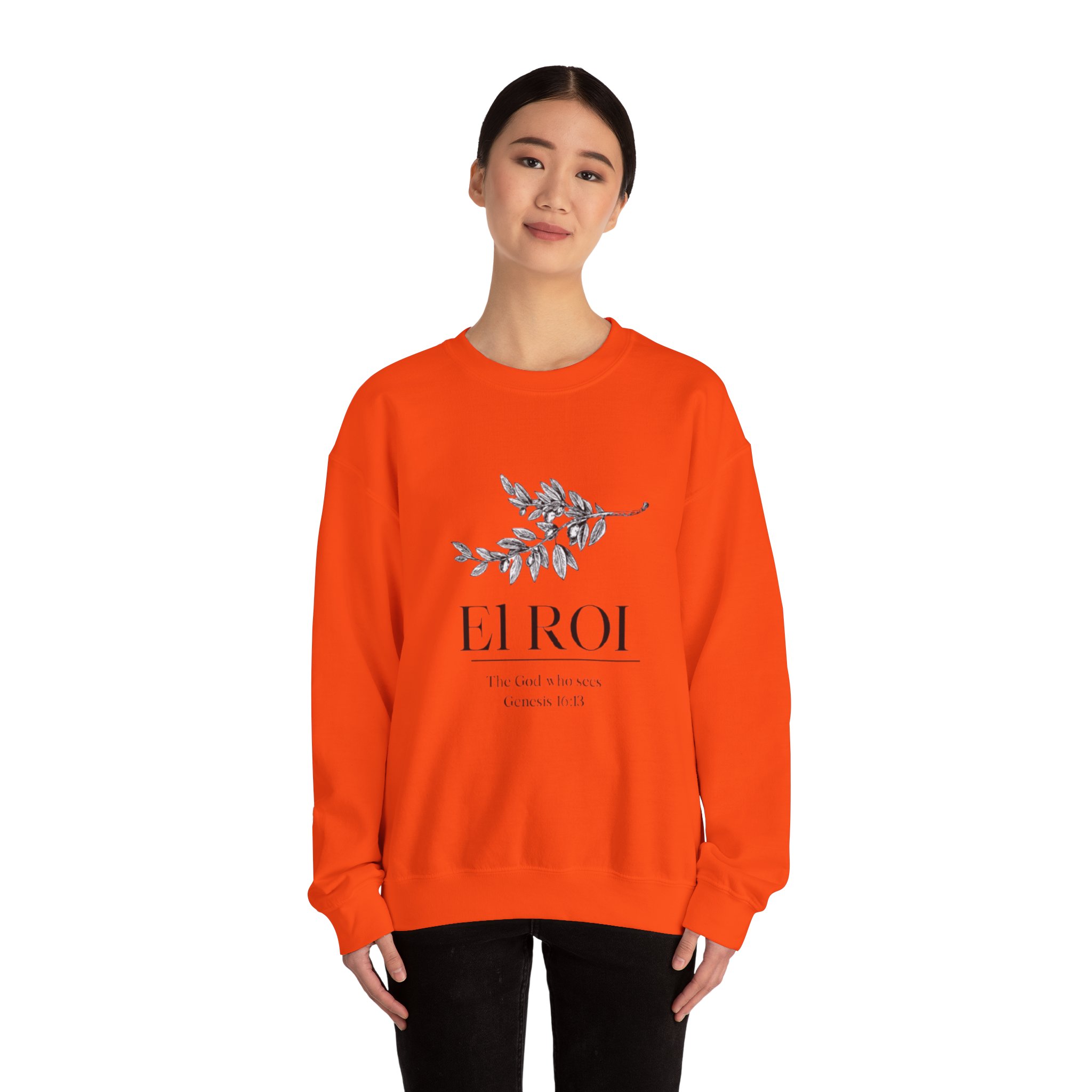 'el roi' scripture graphic pullover 'el roi' scripture graphic pullover