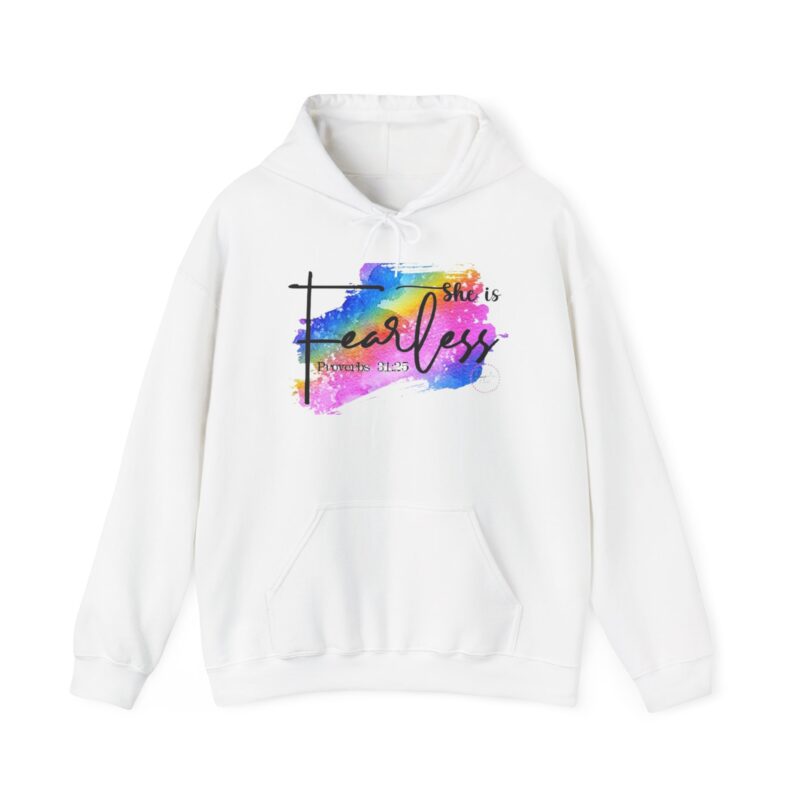 fearless watercolor hoodie