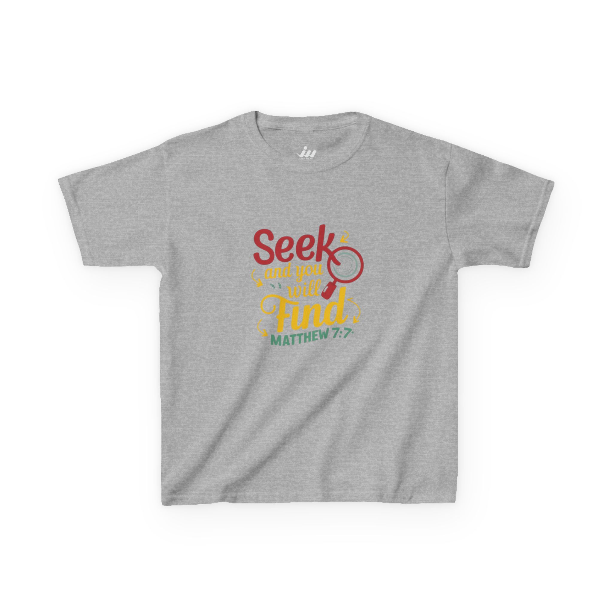 kids tee — "seek and you will find" kids tee — "seek and you will find"