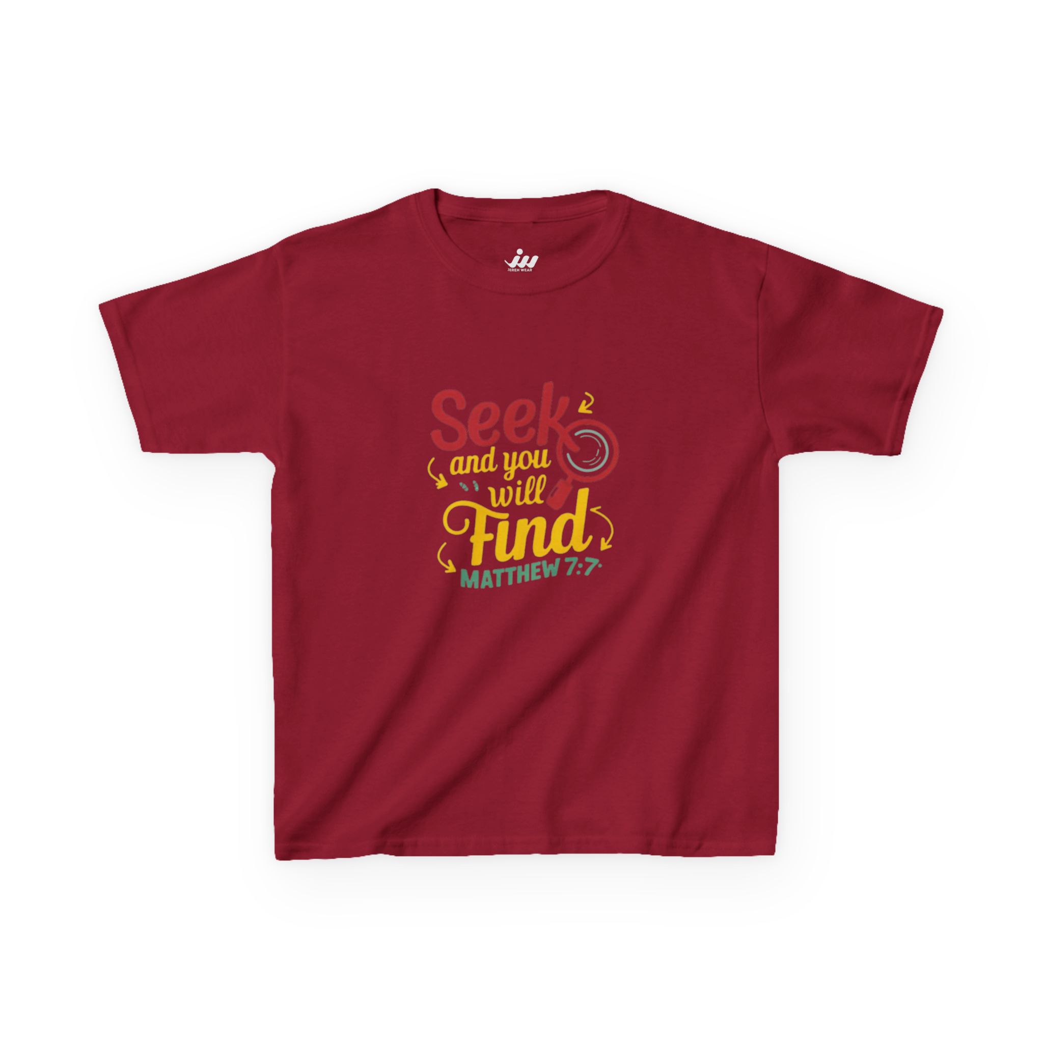 kids tee — "seek and you will find" kids tee — "seek and you will find"