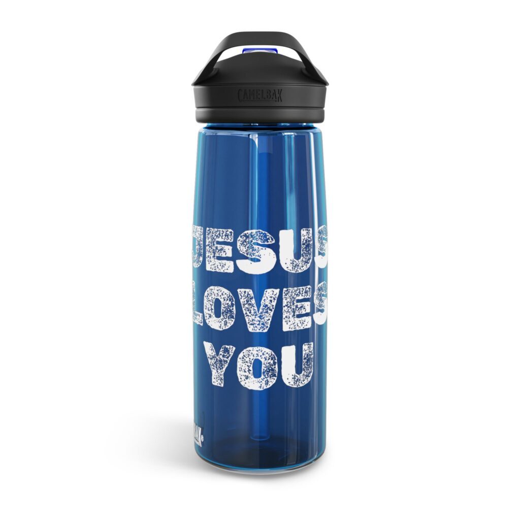 T-Shirts camelbak eddy® water bottle — 'jesus loves you' 20oz/25oz inspirational sports bottle