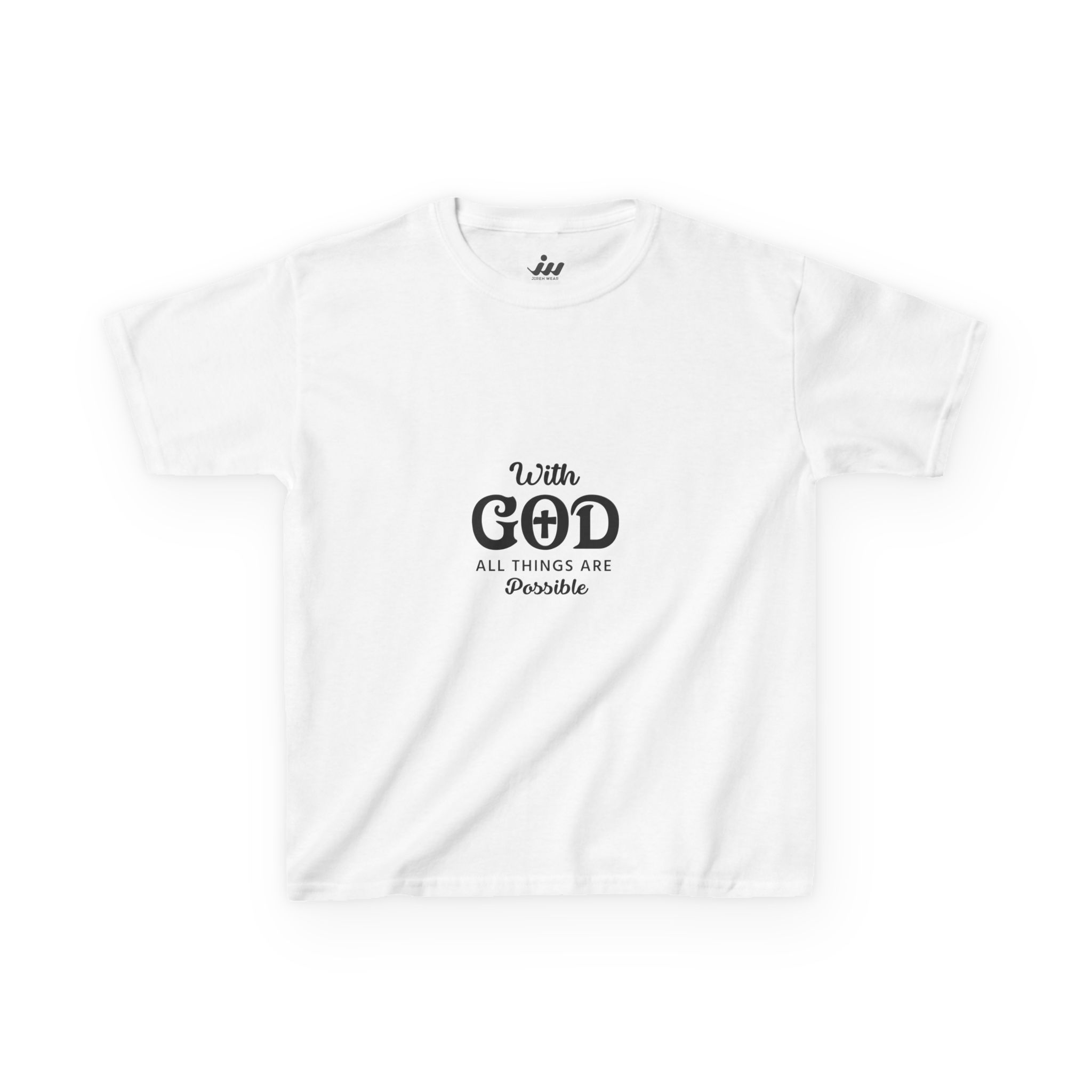 kids tee — "with god all things are possible" kids tee — "with god all things are possible"
