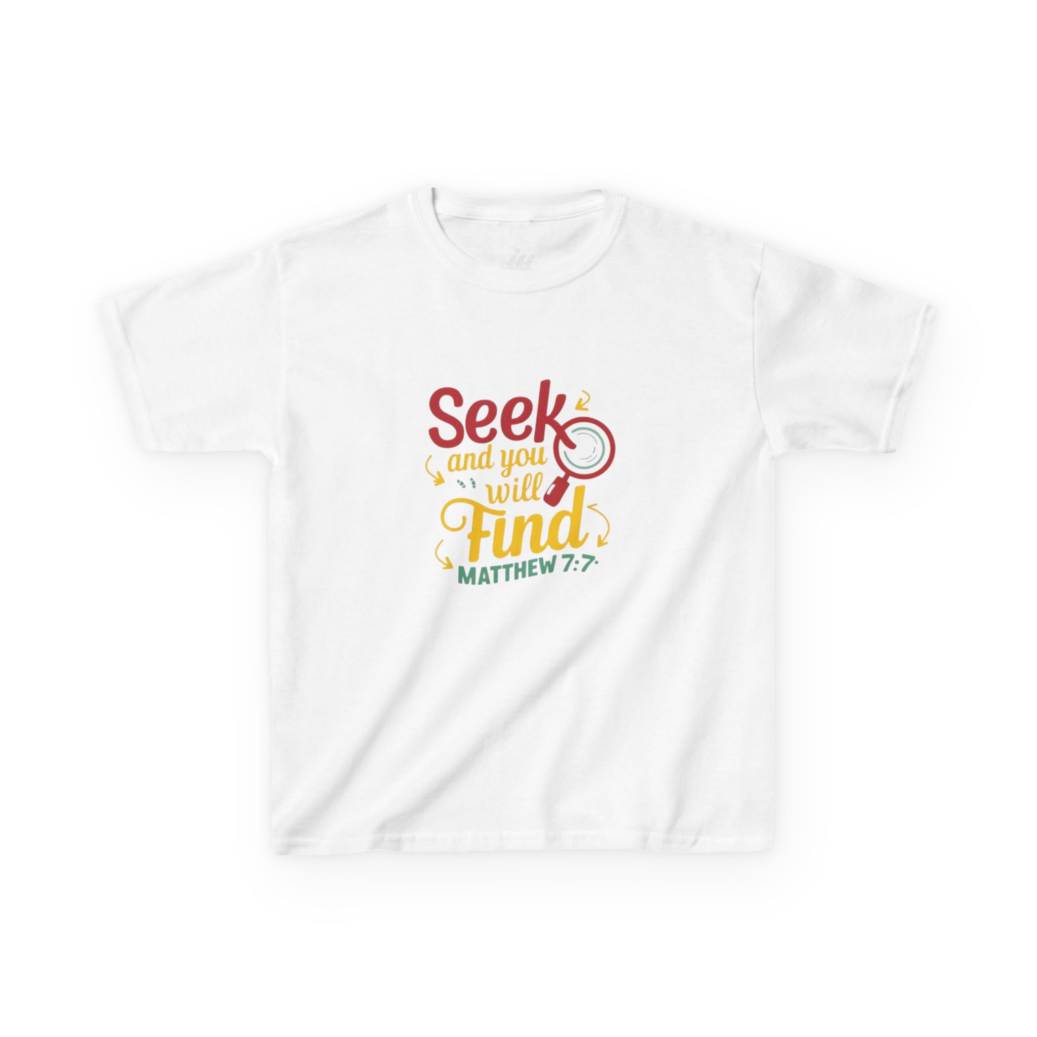 kids tee — "seek and you will find" kids tee — "seek and you will find"