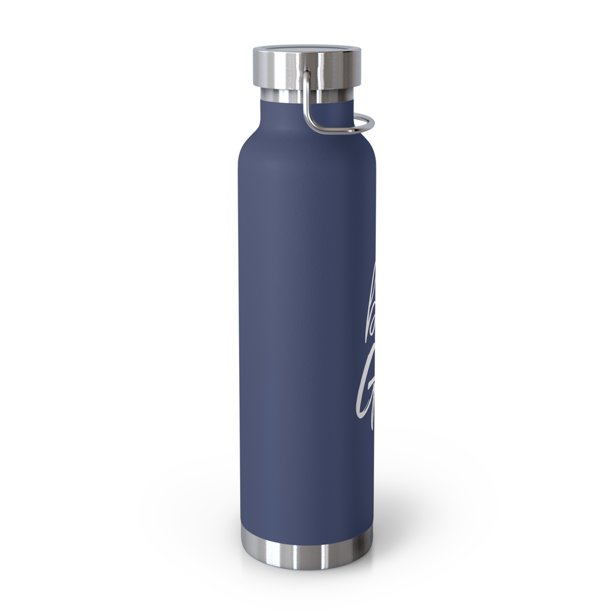 22oz copper insulated bottle — "but god" script faith water bottle 22oz copper insulated bottle — "but god" script faith water bottle