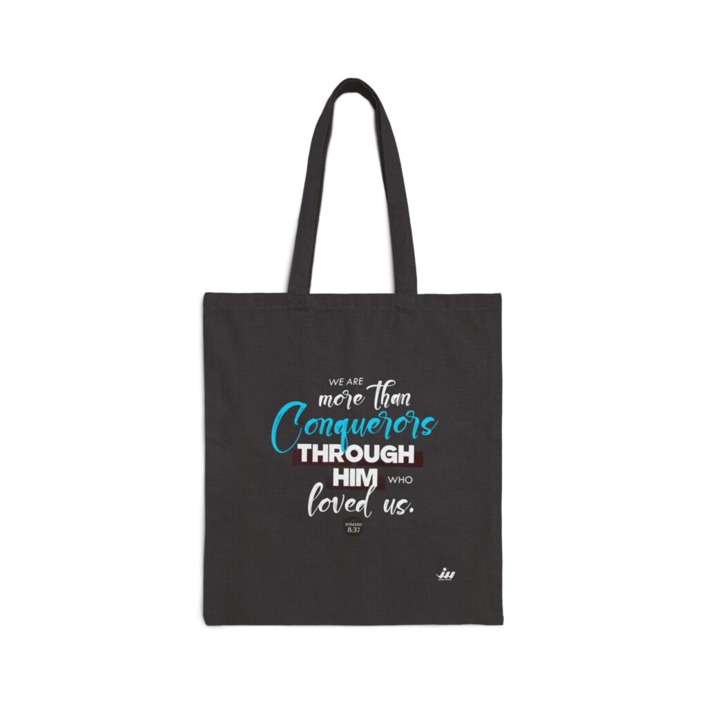 canvas tote bag christian inspirational shopper