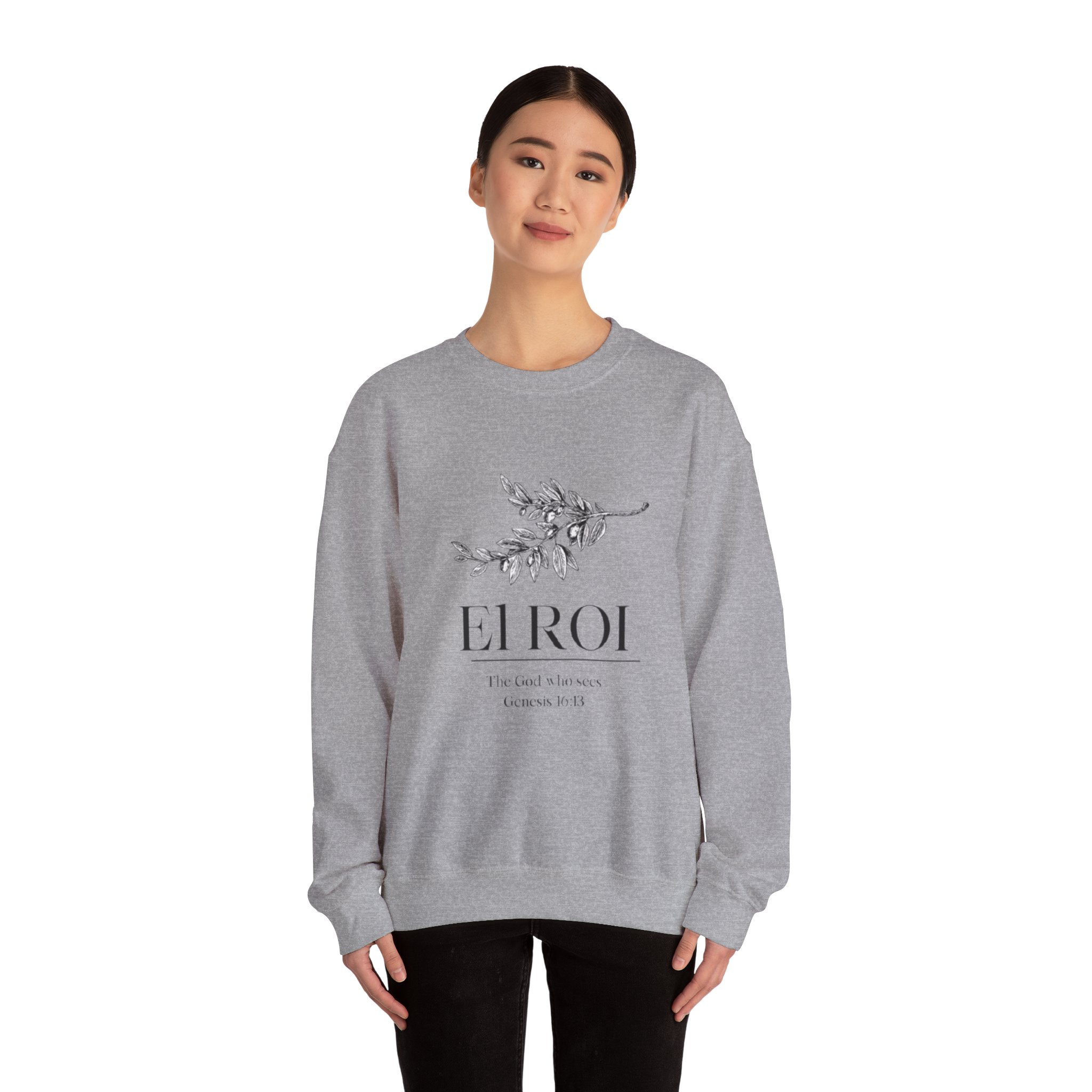 'el roi' scripture graphic pullover 'el roi' scripture graphic pullover