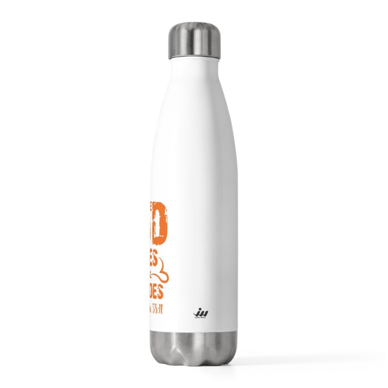 Home insulated bottle — “where god guides he provides” isaiah 58:11 christian water bottle