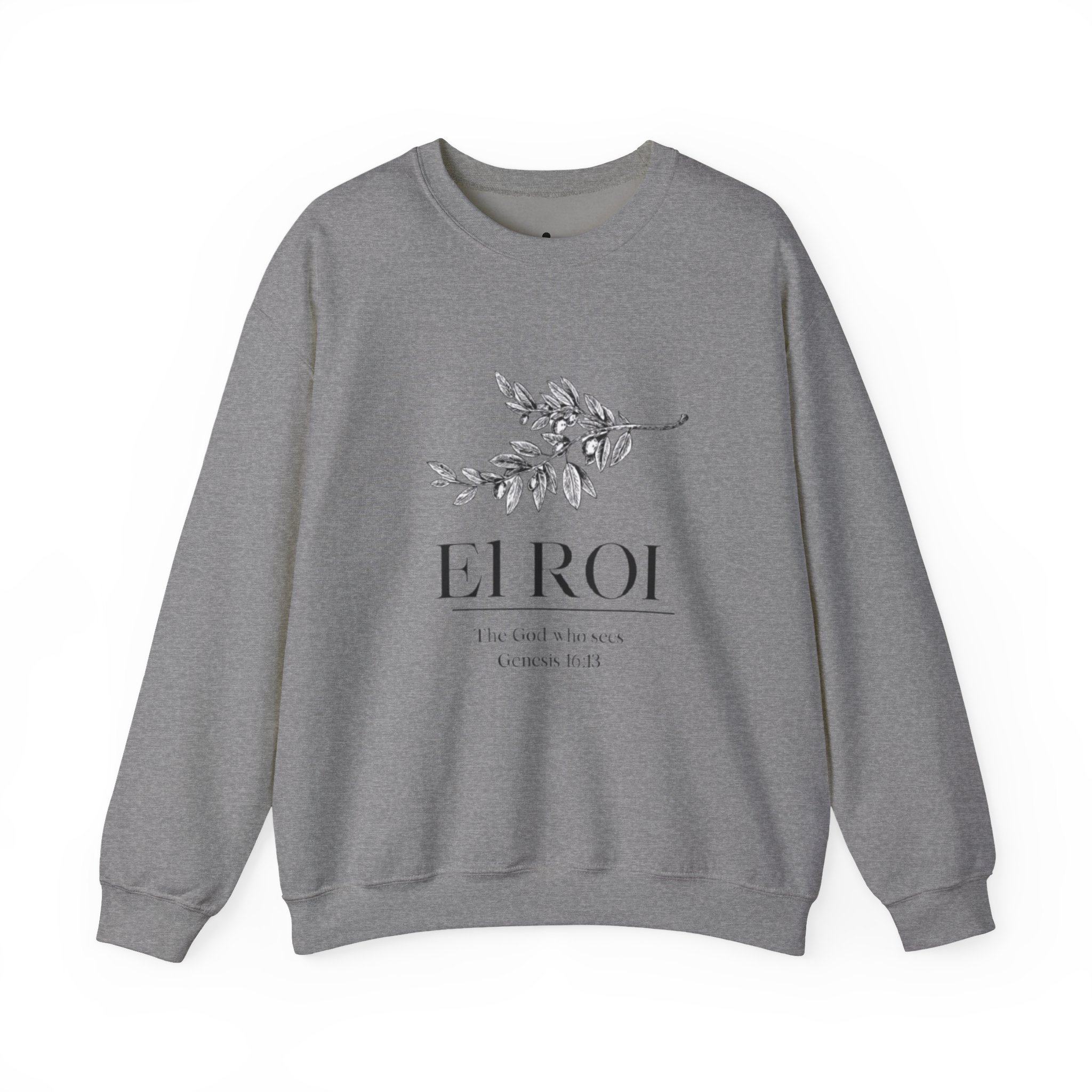 'el roi' scripture graphic pullover 'el roi' scripture graphic pullover