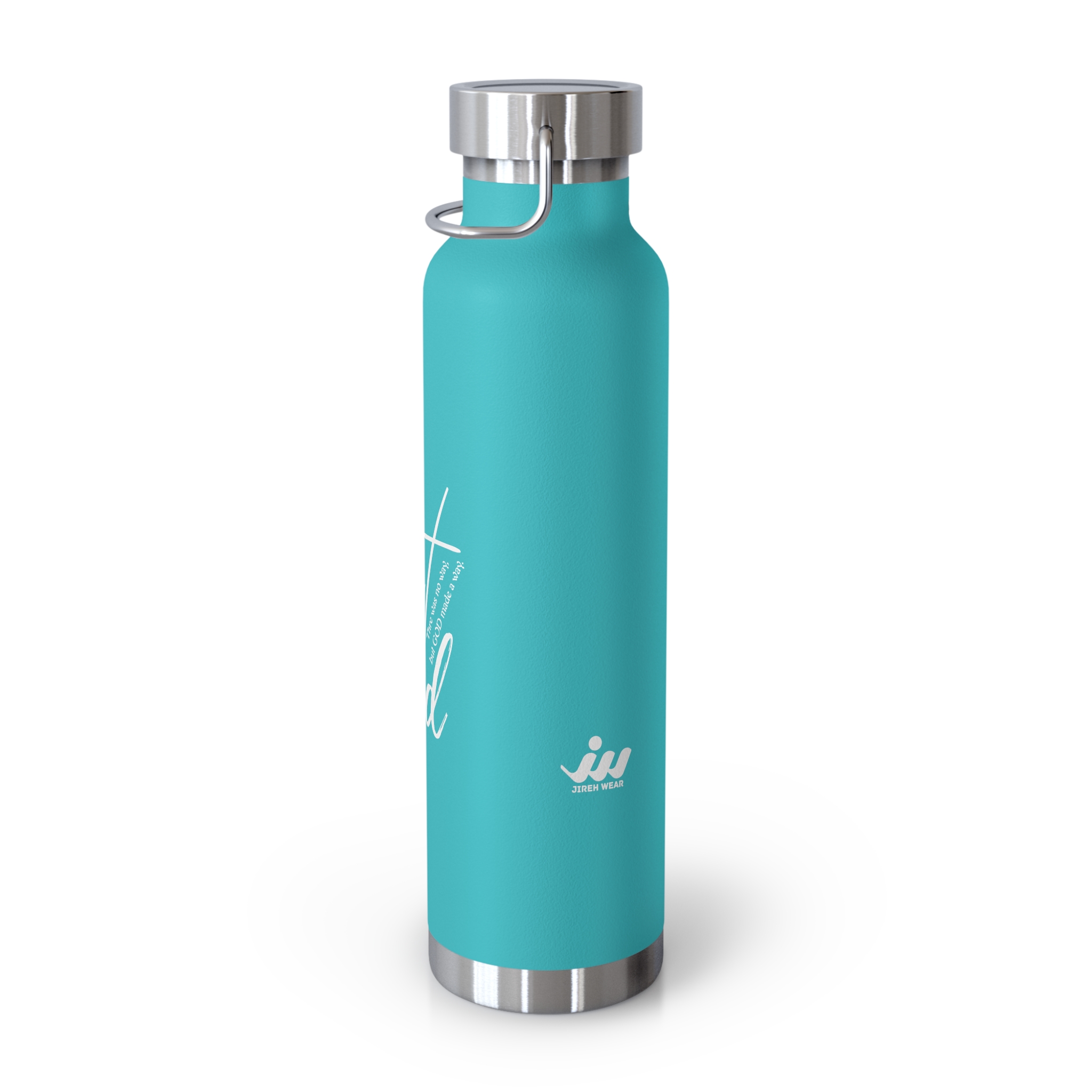 22oz copper insulated bottle — "but god" script faith water bottle 22oz copper insulated bottle — "but god" script faith water bottle