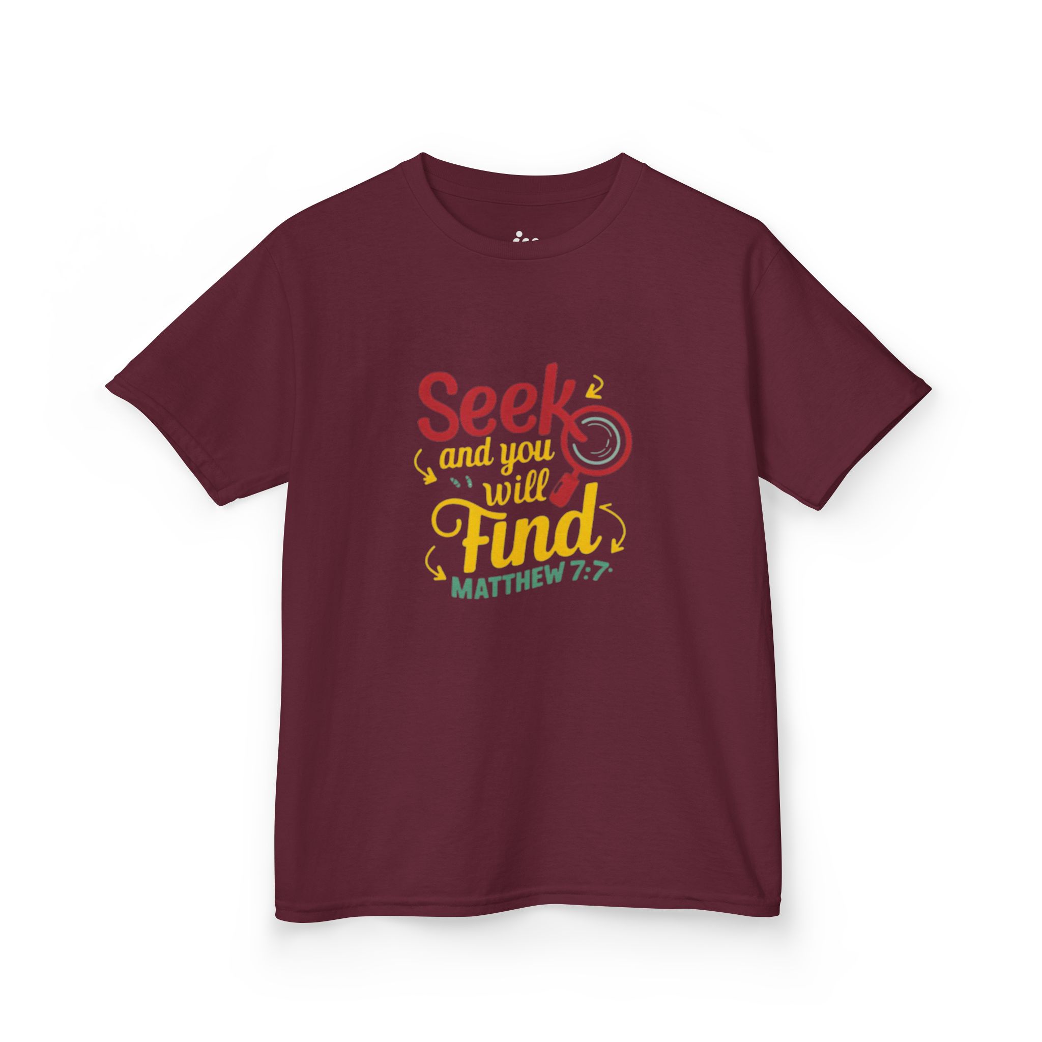 kids tee — "seek and you will find" kids tee — "seek and you will find"