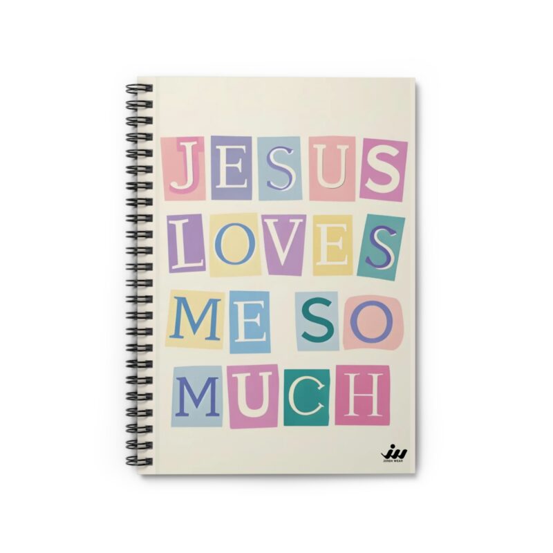 christian spiral notebook pastel faith journal