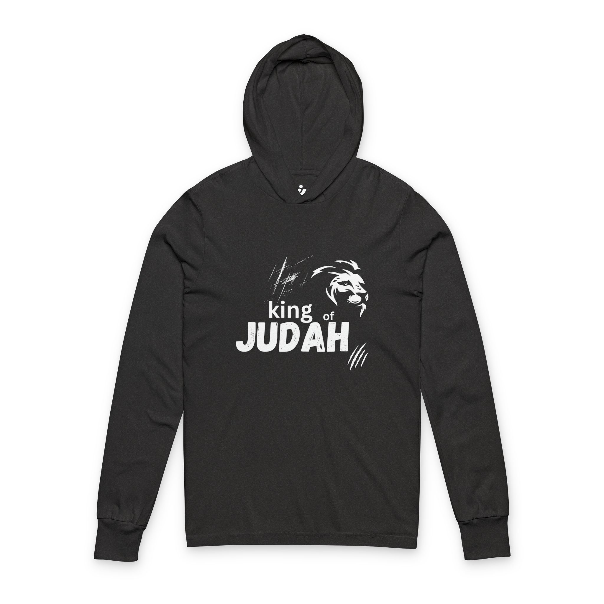 king of judah hooded long sleeve tee king of judah hooded long sleeve tee