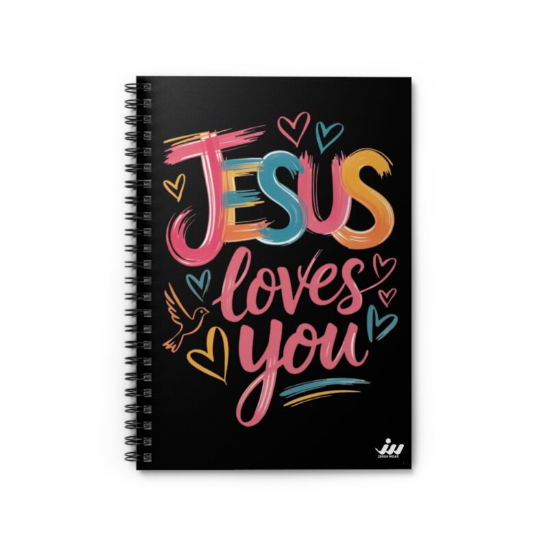 jesus loves you spiral notebook journal