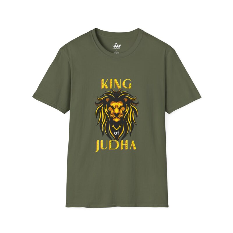 king of judah lion t shirt — bold christian faith tee