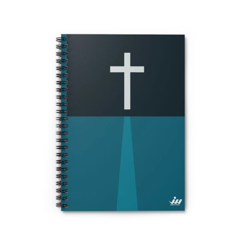 christian cross spiral notebook church notes