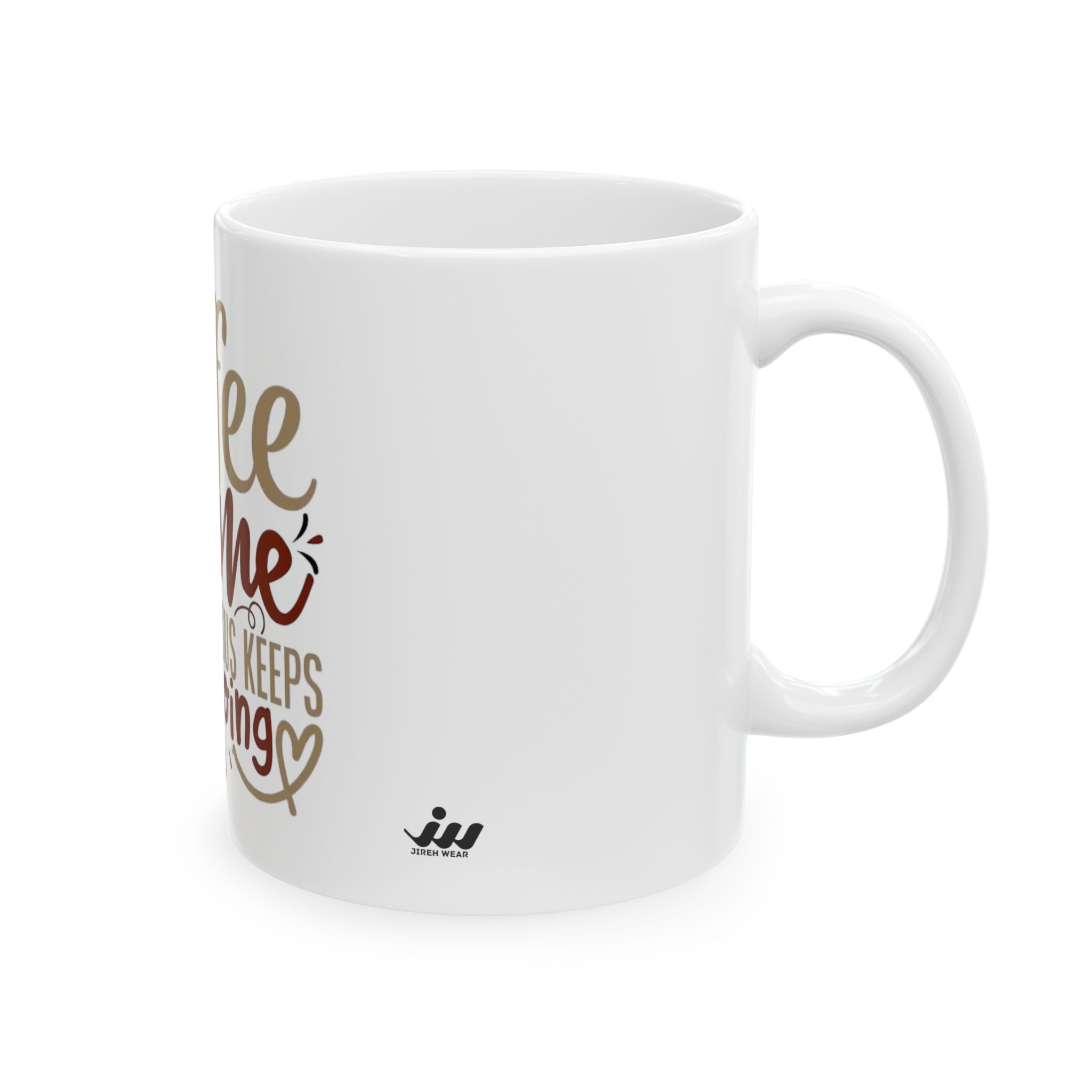 inspirational coffee mug – “coffee gets me started, jesus keeps me going” ceramic mug (11oz/15oz) inspirational coffee mug – “coffee gets me started, jesus keeps me going” ceramic mug (11oz/15oz)