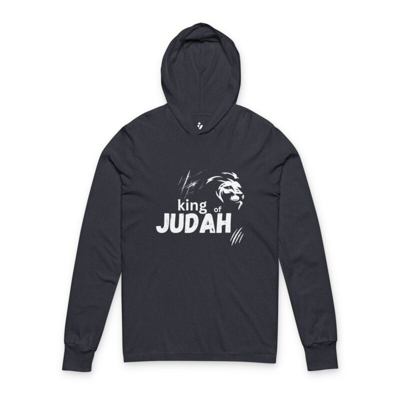 king of judah hooded long sleeve tee