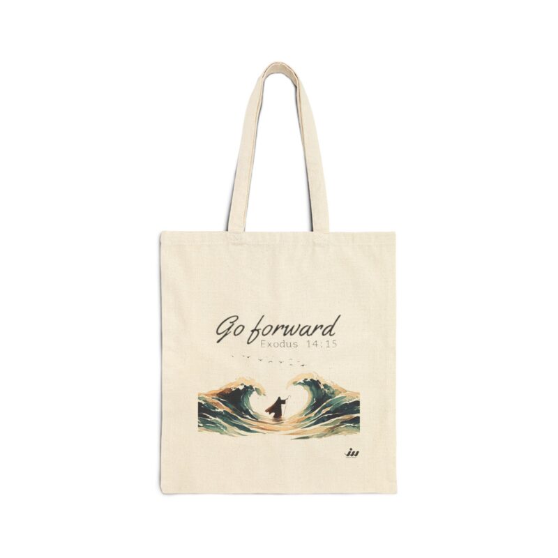 go forward surf tote bag — inspirational canvas beach bag