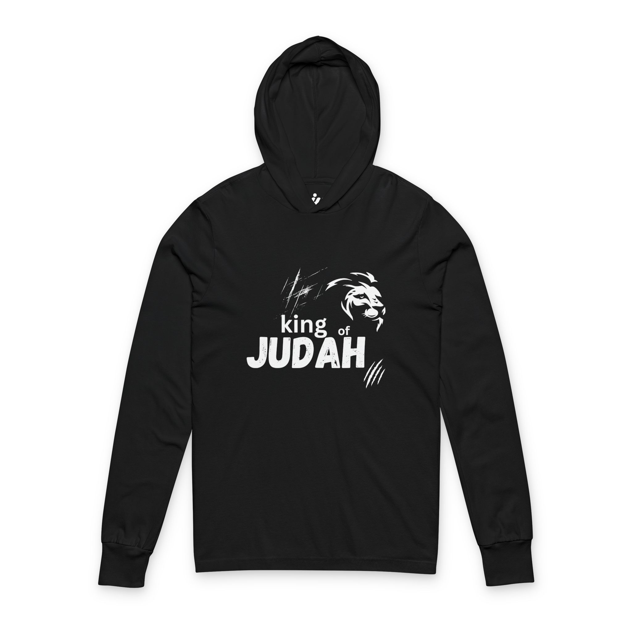 king of judah hooded long sleeve tee king of judah hooded long sleeve tee