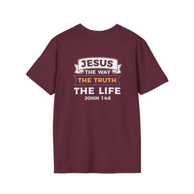 minimalist 'redeemed' cross t shirt — christian faith graphic tee