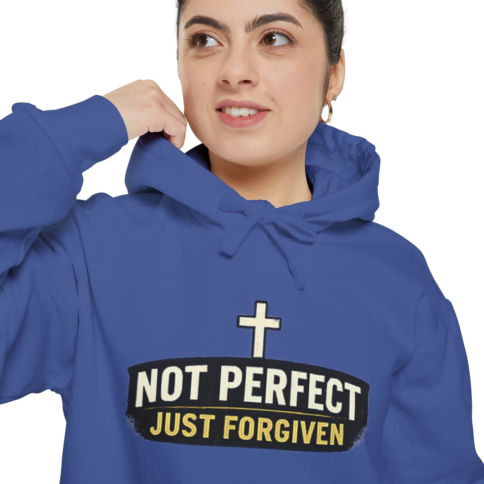not perfect just forgiven hoodie — christian faith pullover not perfect just forgiven hoodie — christian faith pullover