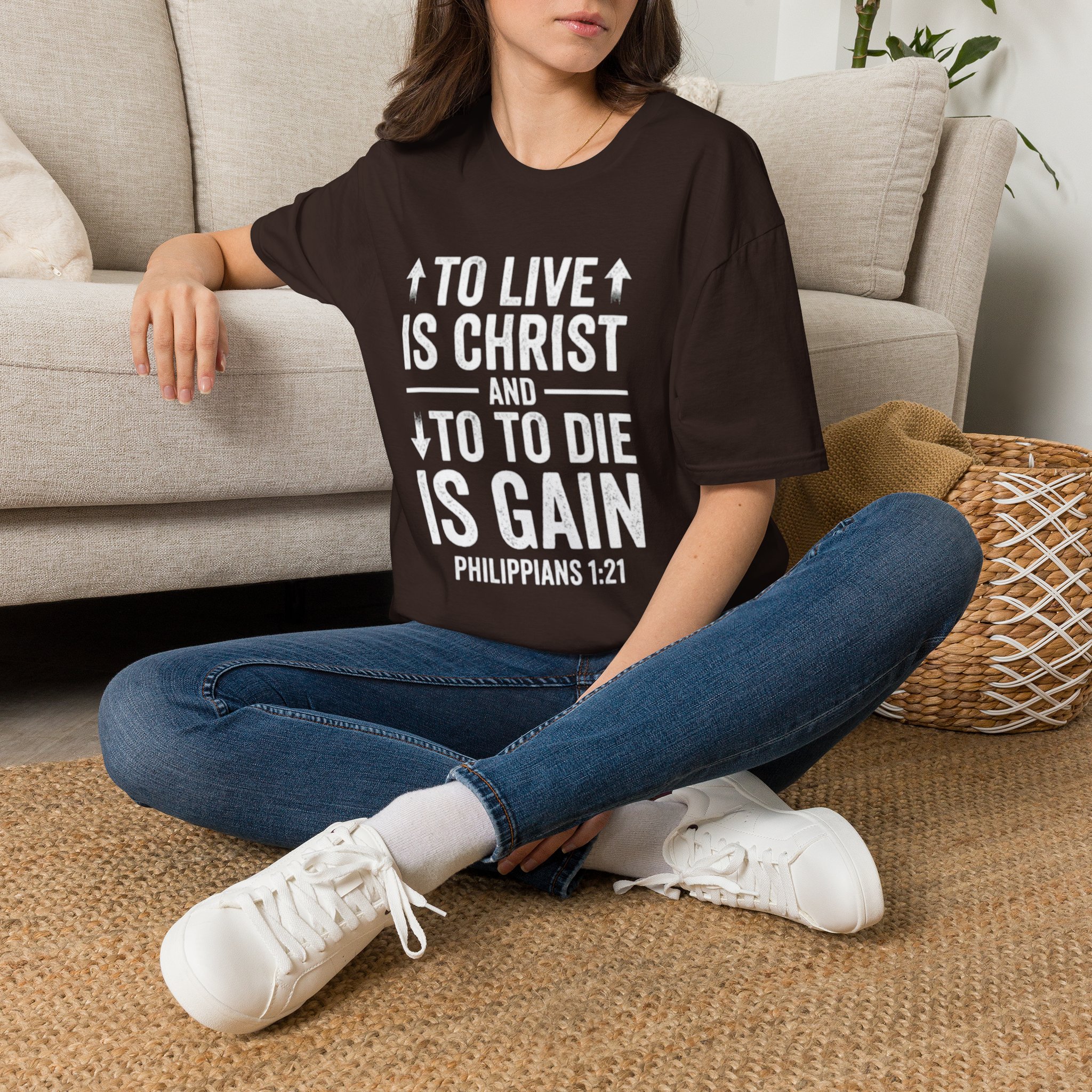 copy of to live is christ philippians 1:21 | christian t shirt copy of to live is christ philippians 1:21 | christian t shirt