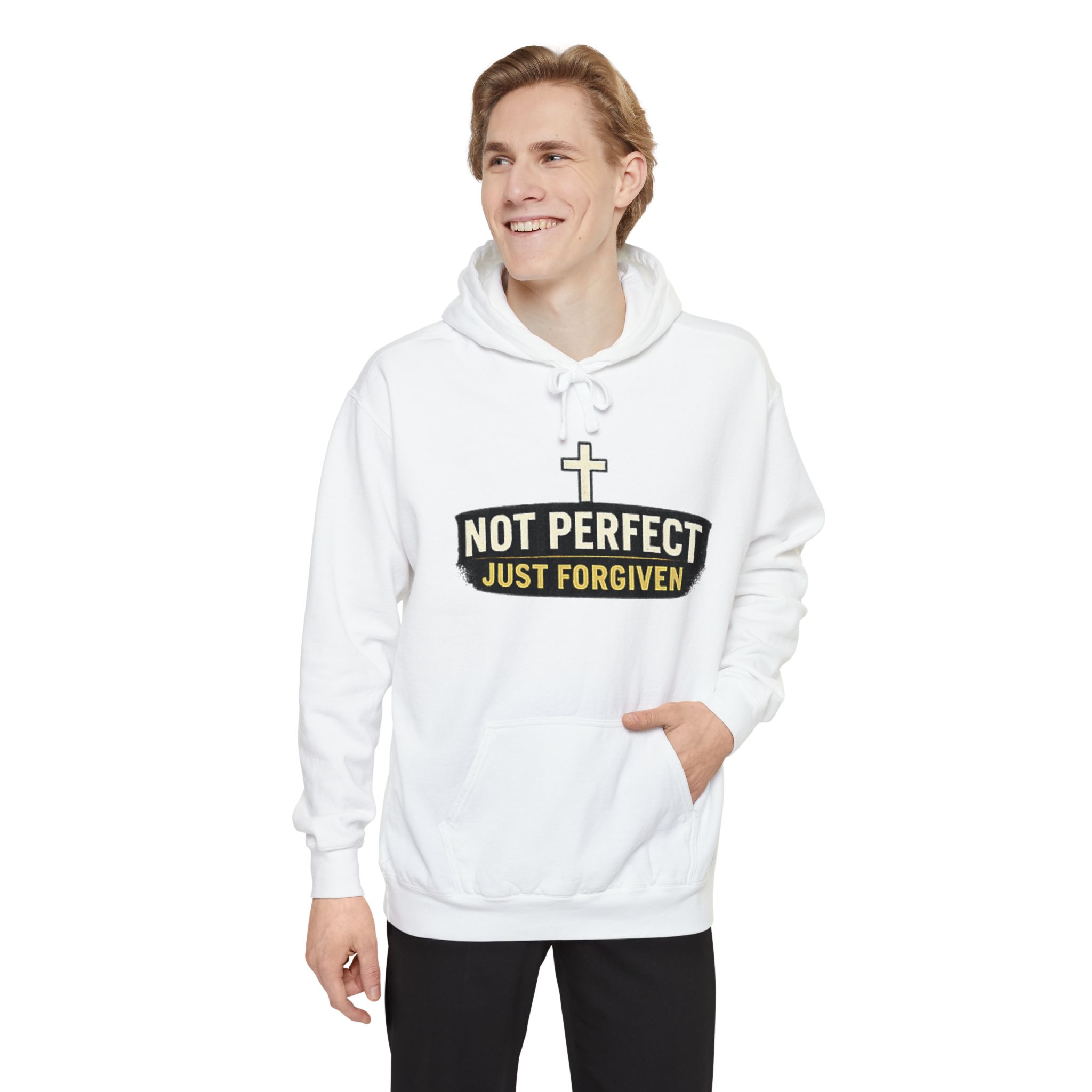 not perfect just forgiven hoodie — christian faith pullover not perfect just forgiven hoodie — christian faith pullover