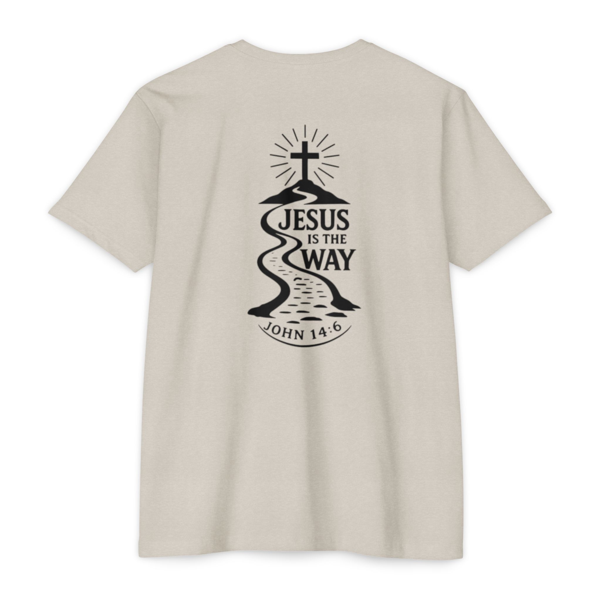 jesus is the way t shirt — christian faith graphic tee (john 14:6) jesus is the way t shirt — christian faith graphic tee (john 14:6)