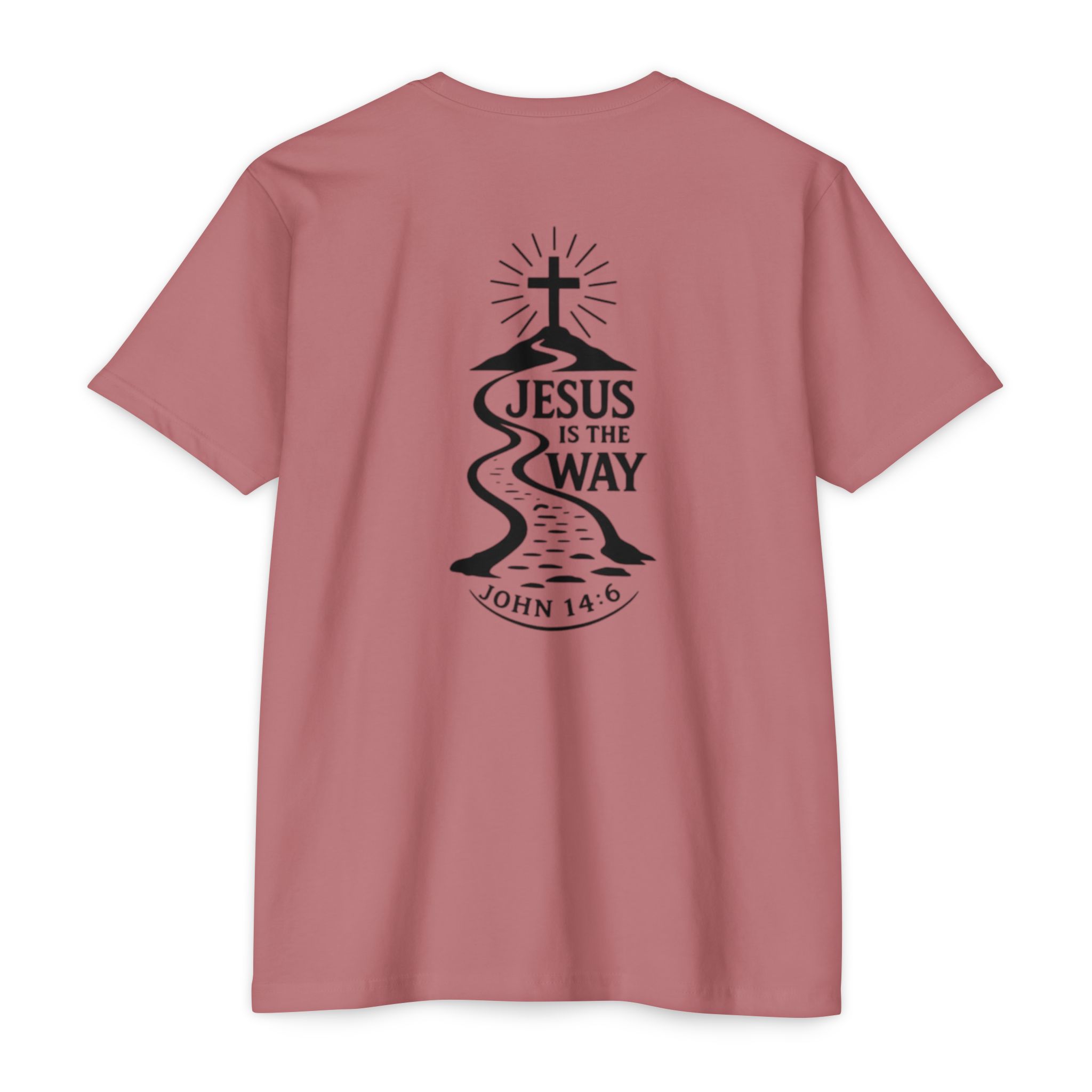 jesus is the way t shirt — christian faith graphic tee (john 14:6) jesus is the way t shirt — christian faith graphic tee (john 14:6)
