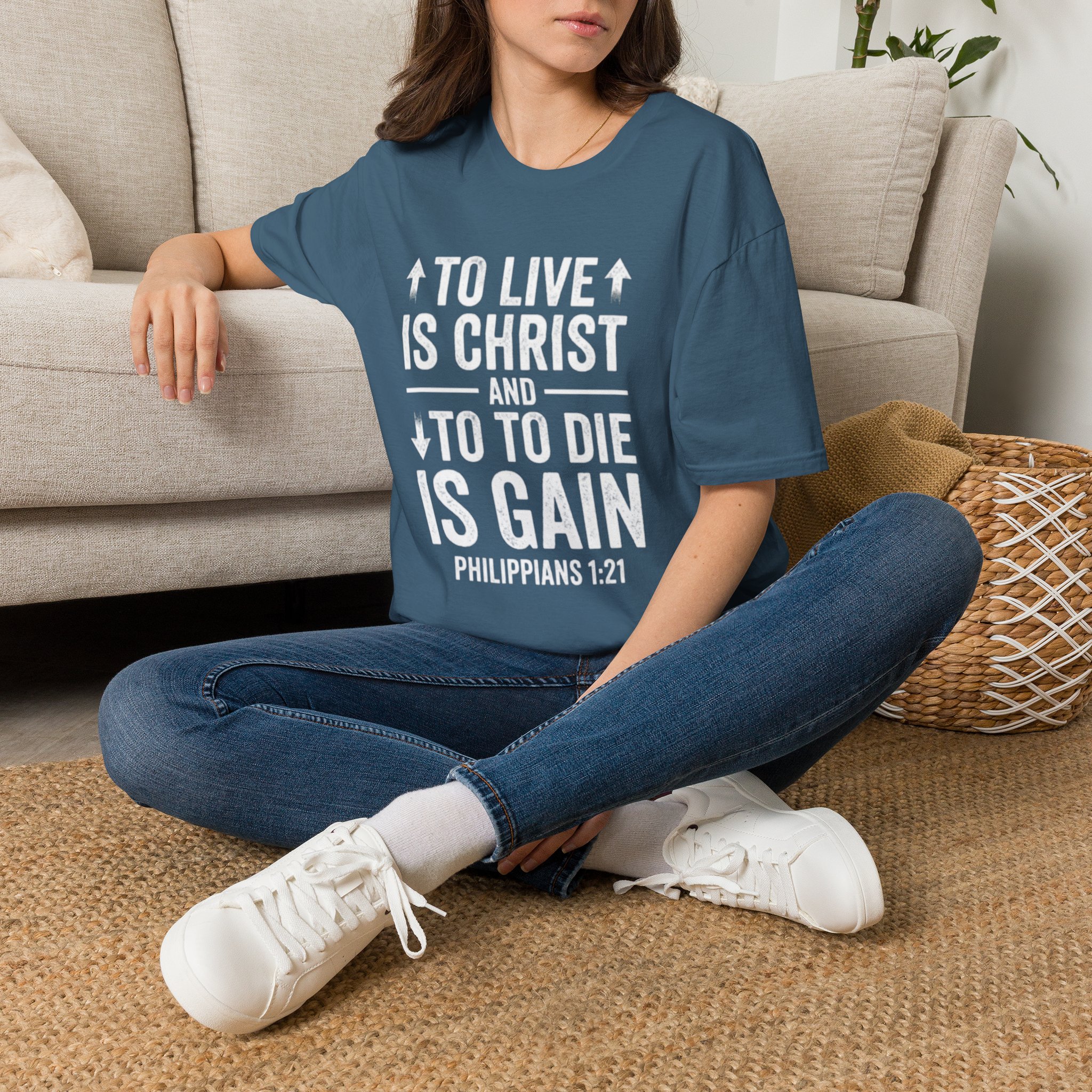 copy of to live is christ philippians 1:21 | christian t shirt copy of to live is christ philippians 1:21 | christian t shirt