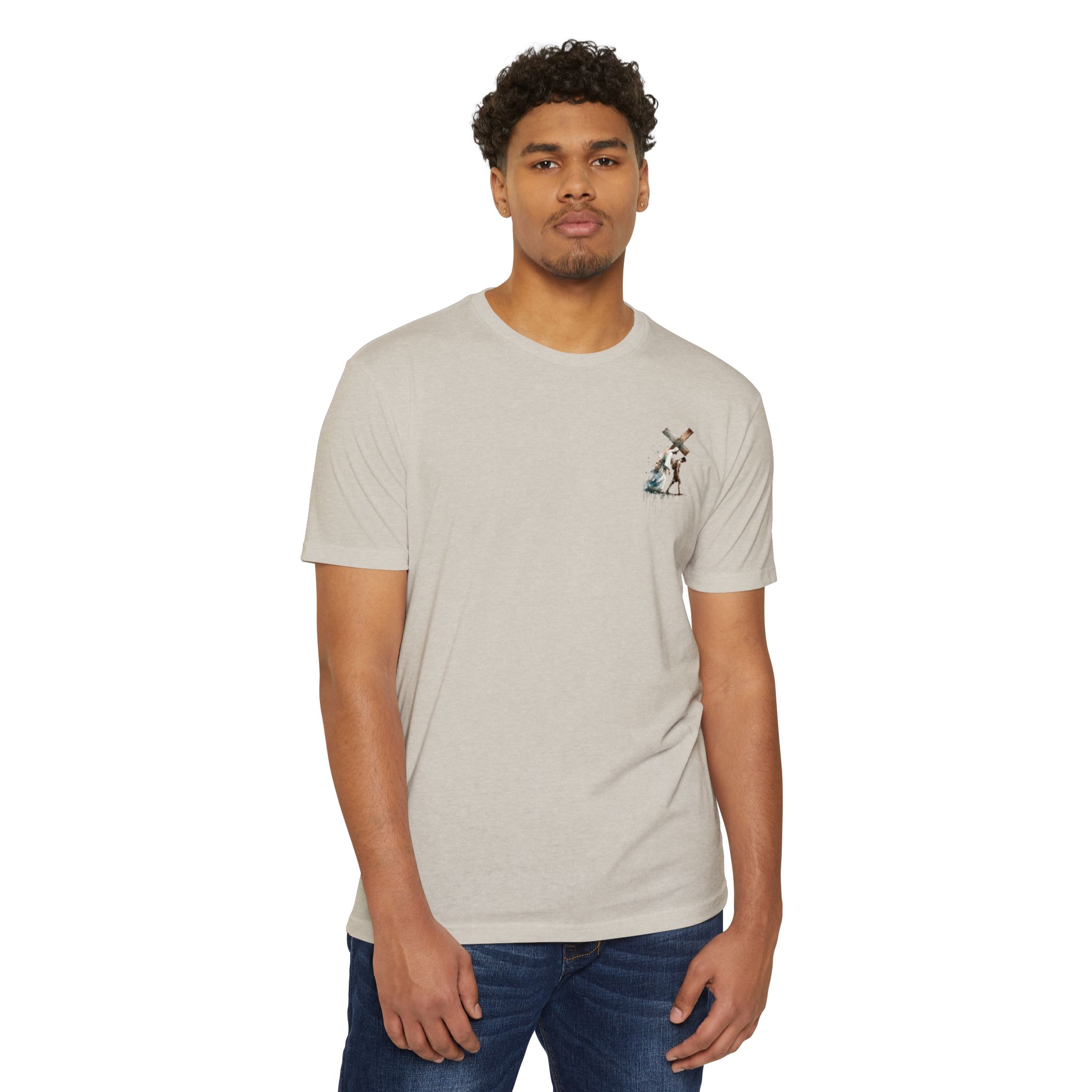 jesus is the way t shirt — christian faith graphic tee (john 14:6) jesus is the way t shirt — christian faith graphic tee (john 14:6)