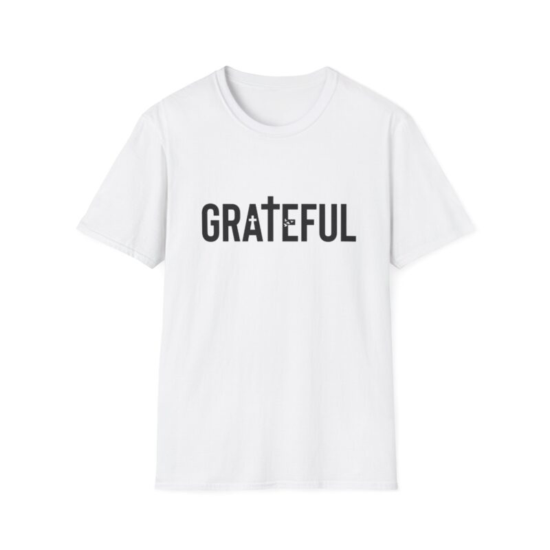 grateful cross lettering tee jirehwear| christian t shirt