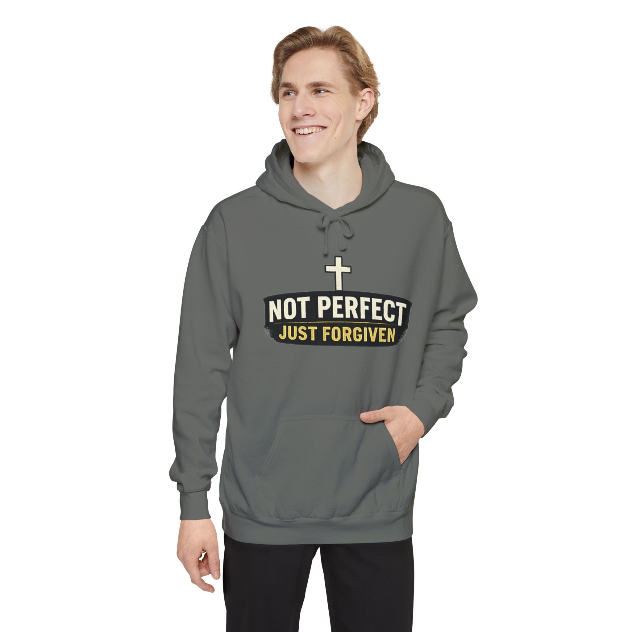 not perfect just forgiven hoodie — christian faith pullover not perfect just forgiven hoodie — christian faith pullover