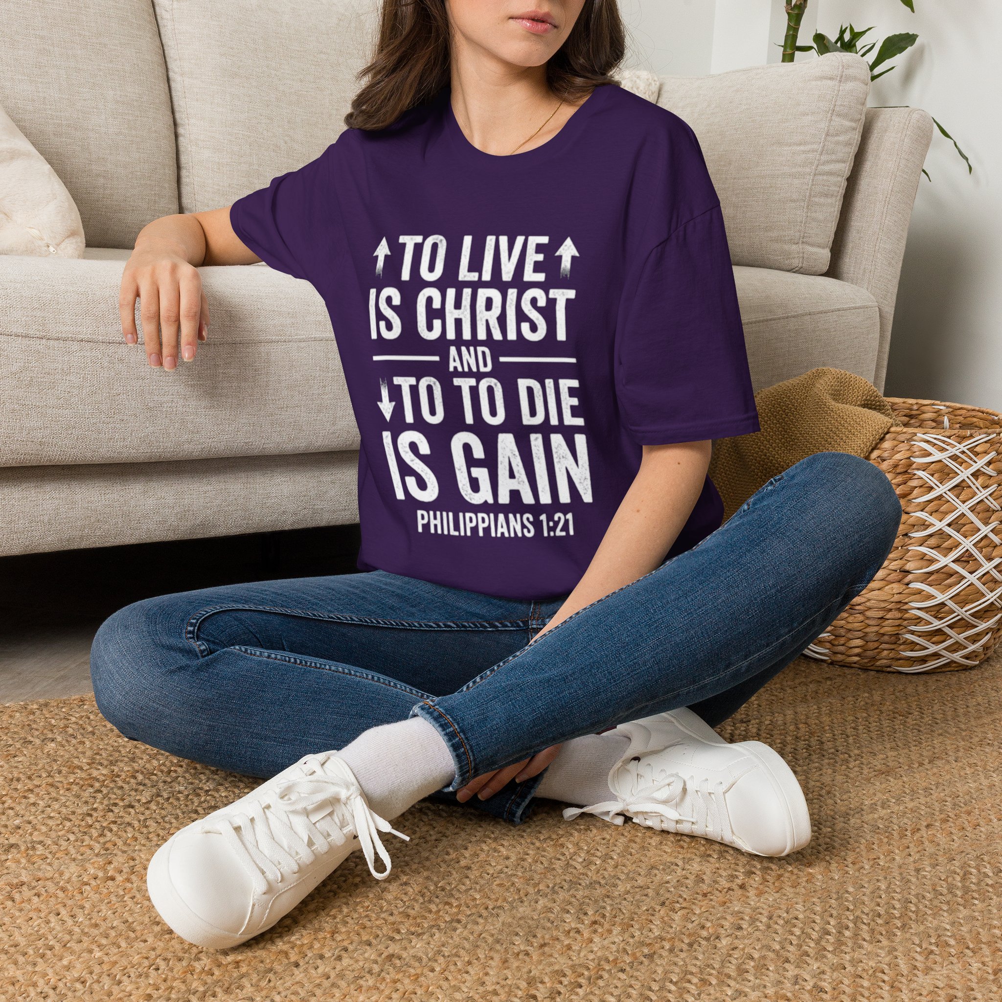 copy of to live is christ philippians 1:21 | christian t shirt copy of to live is christ philippians 1:21 | christian t shirt