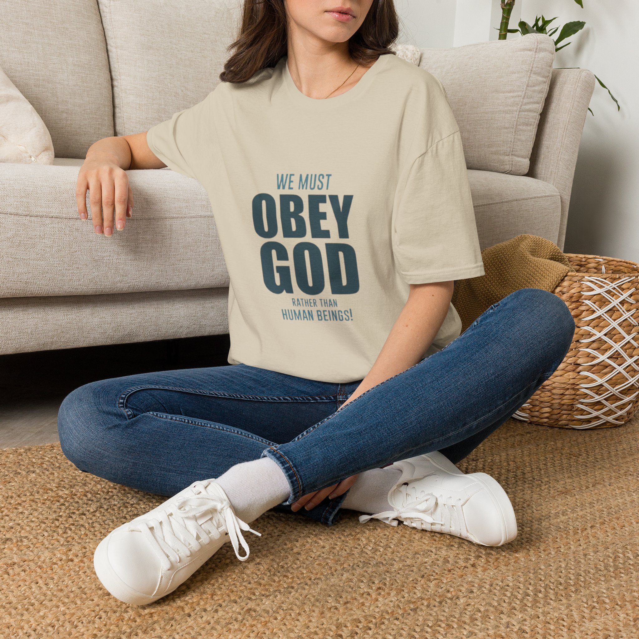 we must obey god t shirt | religious scripture quote tee we must obey god t shirt | religious scripture quote tee