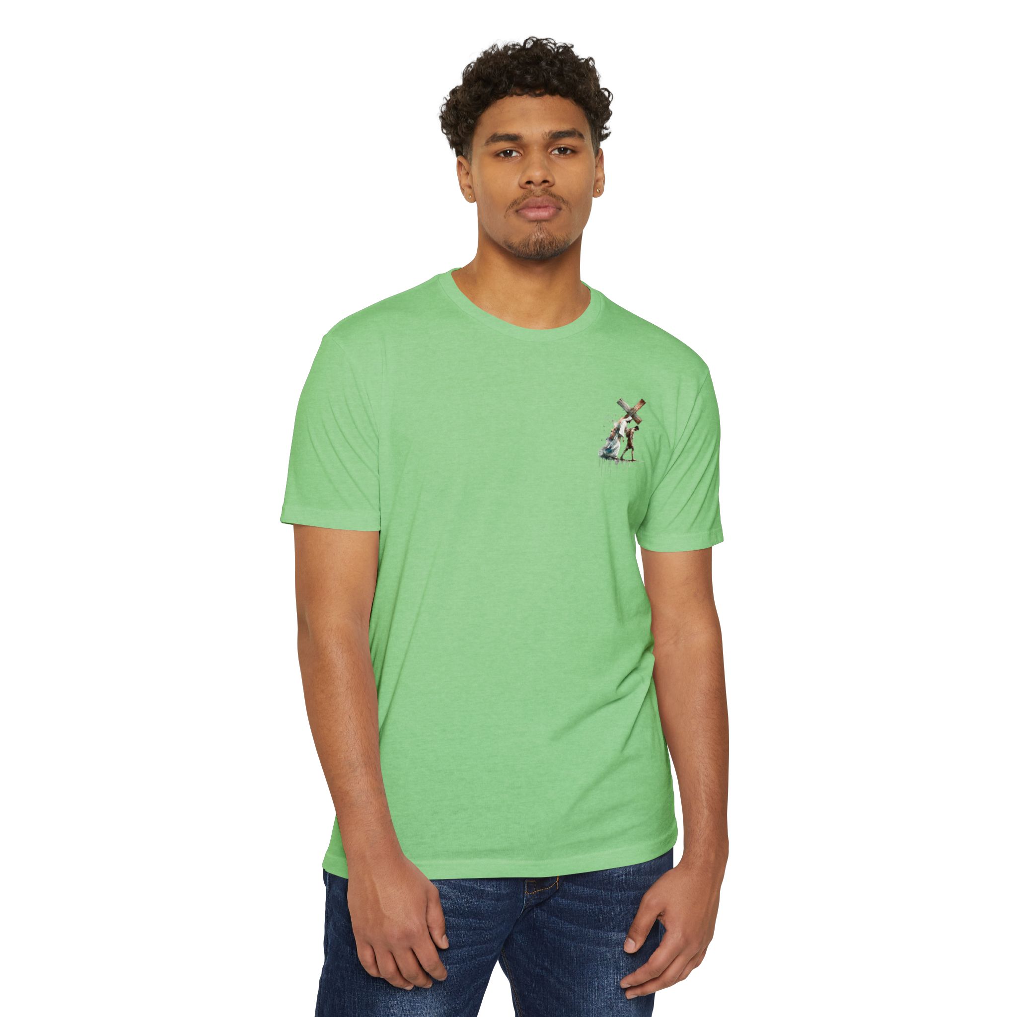 jesus is the way t shirt — christian faith graphic tee (john 14:6) jesus is the way t shirt — christian faith graphic tee (john 14:6)