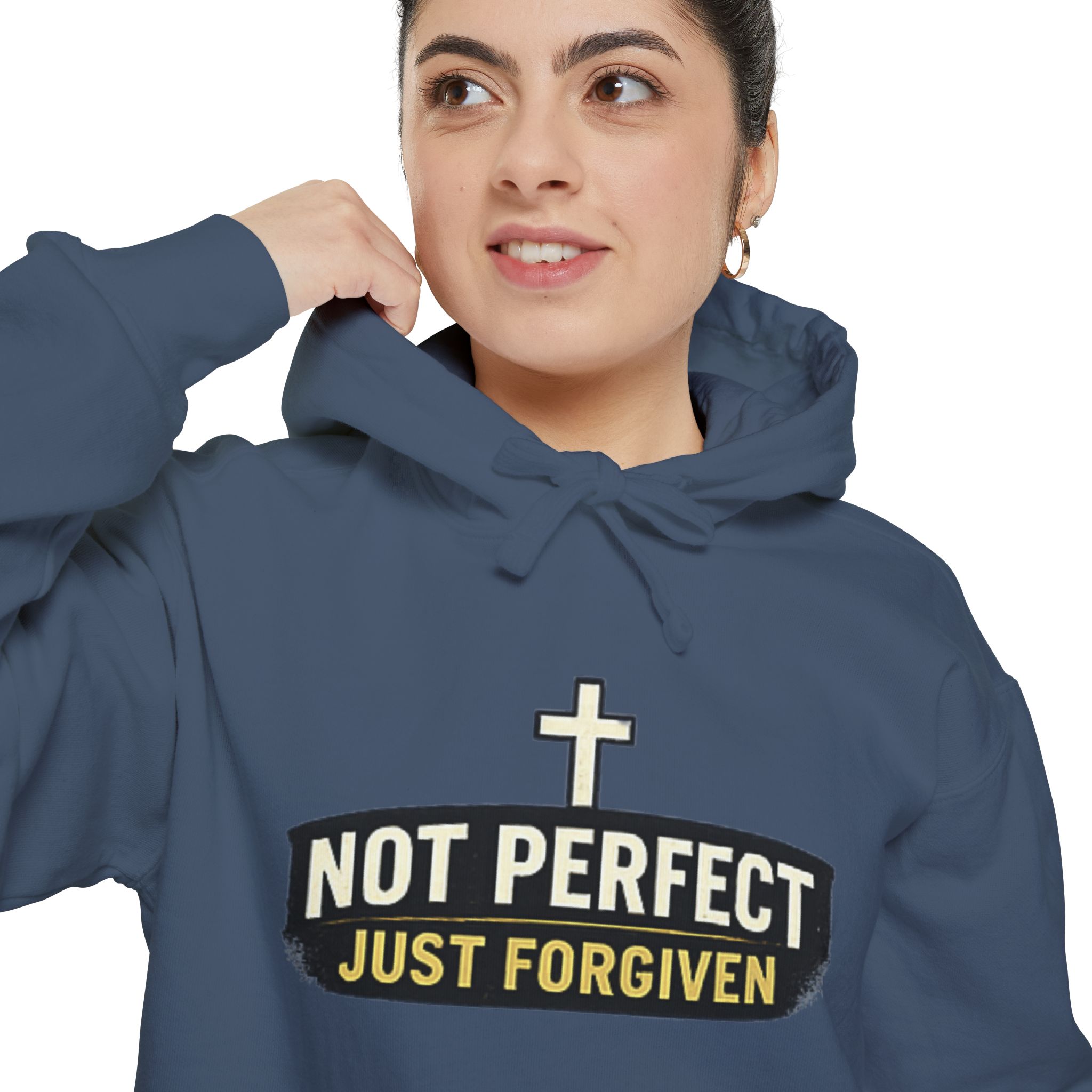 not perfect just forgiven hoodie — christian faith pullover not perfect just forgiven hoodie — christian faith pullover