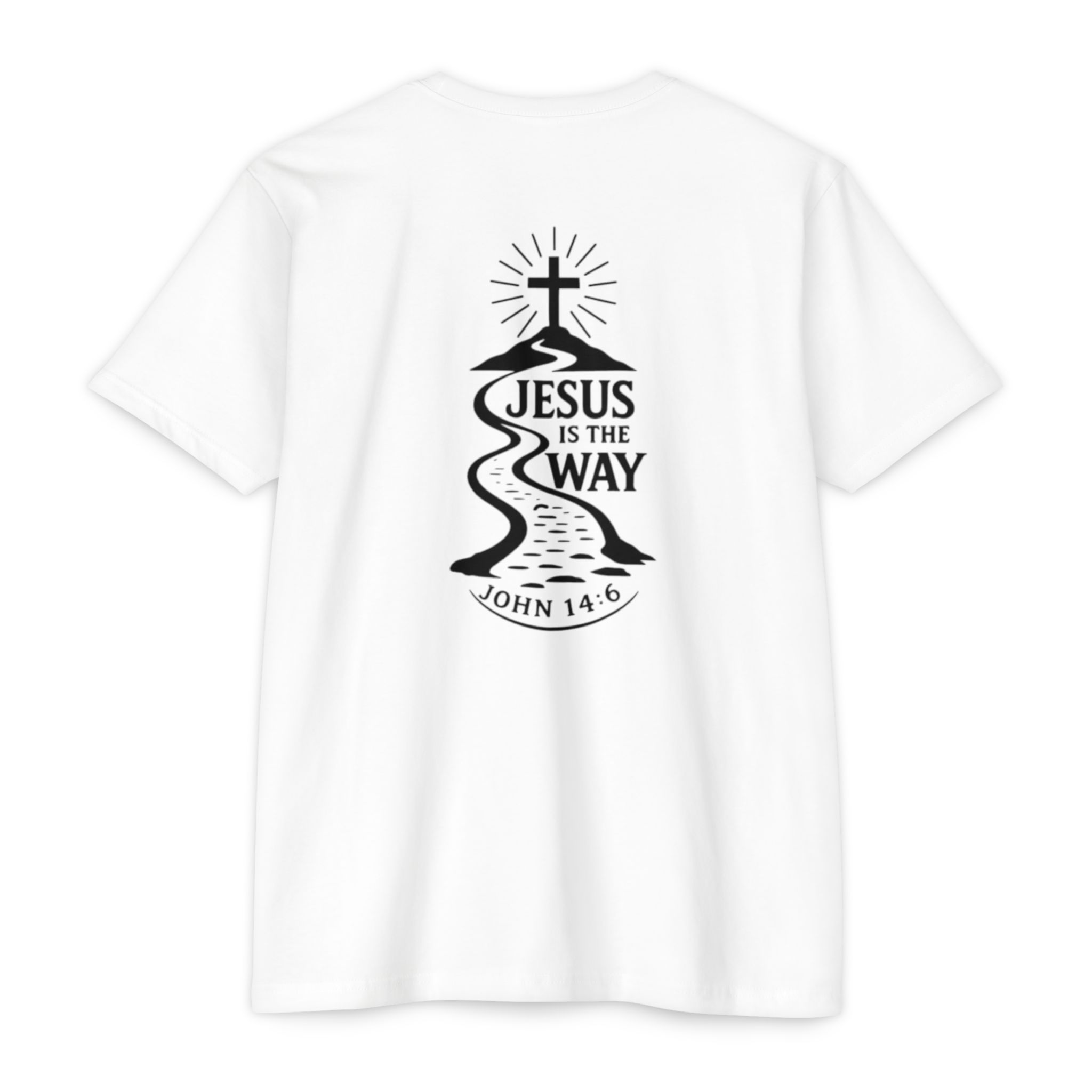 jesus is the way t shirt — christian faith graphic tee (john 14:6) jesus is the way t shirt — christian faith graphic tee (john 14:6)