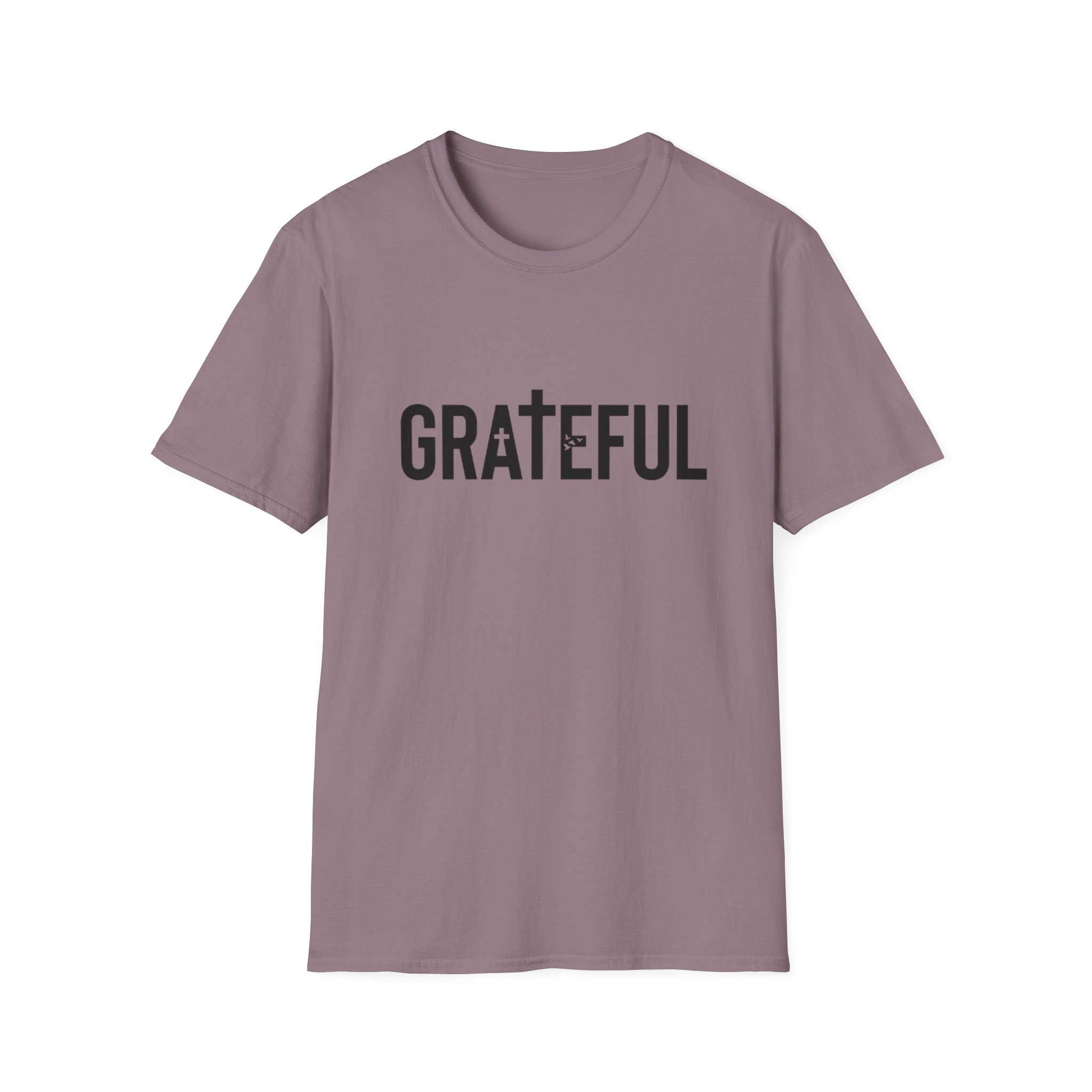 grateful cross lettering tee jirehwear| christian t shirt grateful cross lettering tee jirehwear| christian t shirt