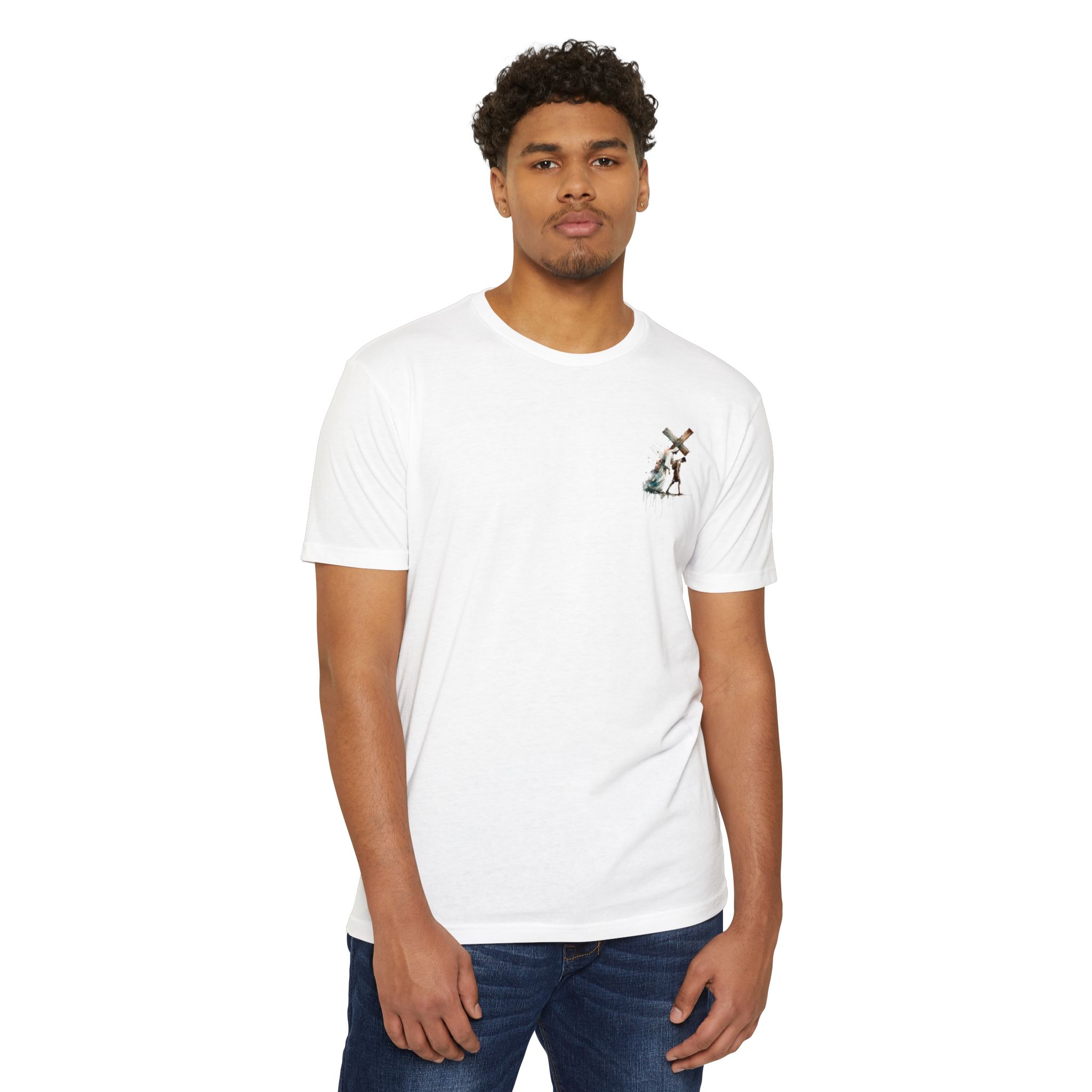 jesus is the way t shirt — christian faith graphic tee (john 14:6) jesus is the way t shirt — christian faith graphic tee (john 14:6)