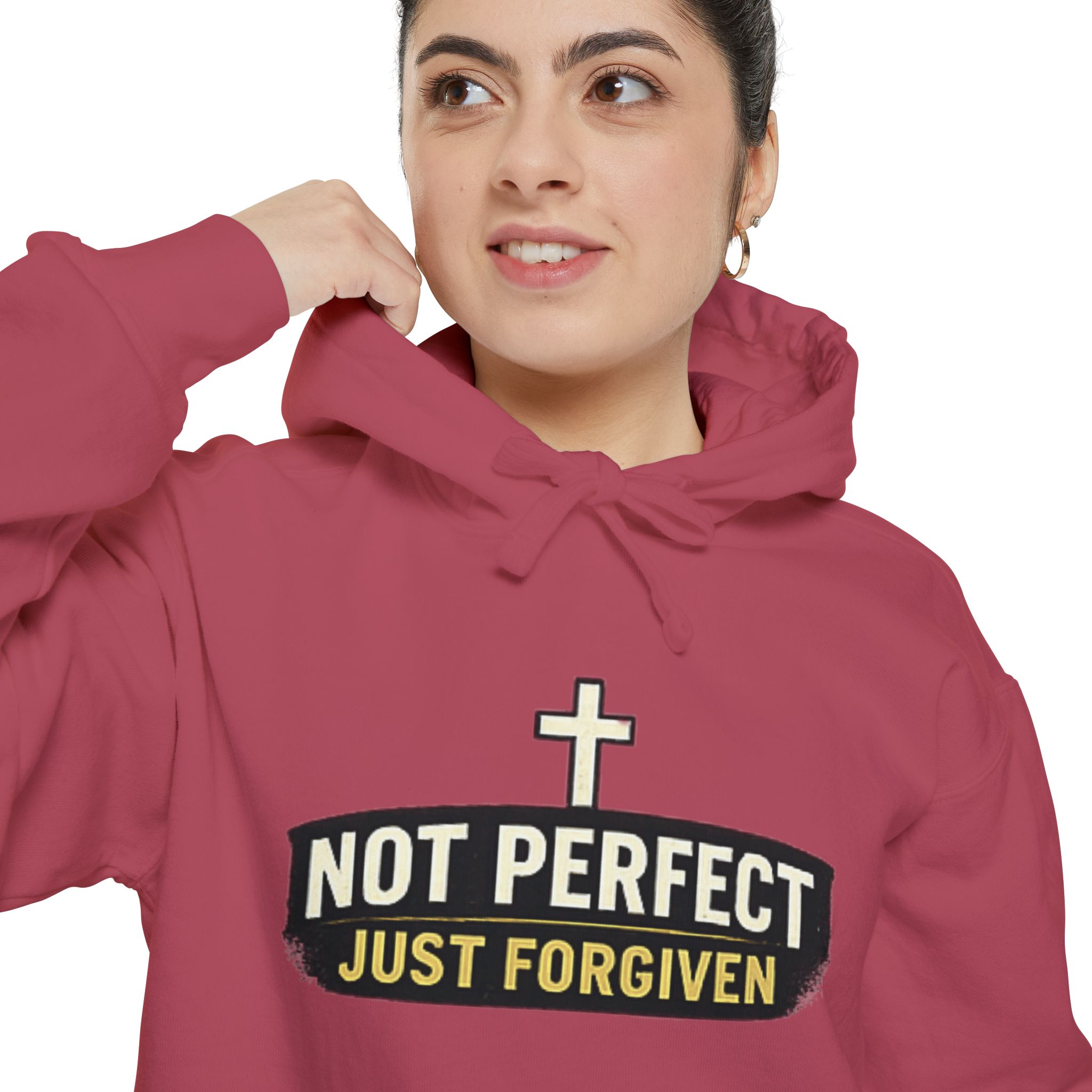 not perfect just forgiven hoodie — christian faith pullover not perfect just forgiven hoodie — christian faith pullover