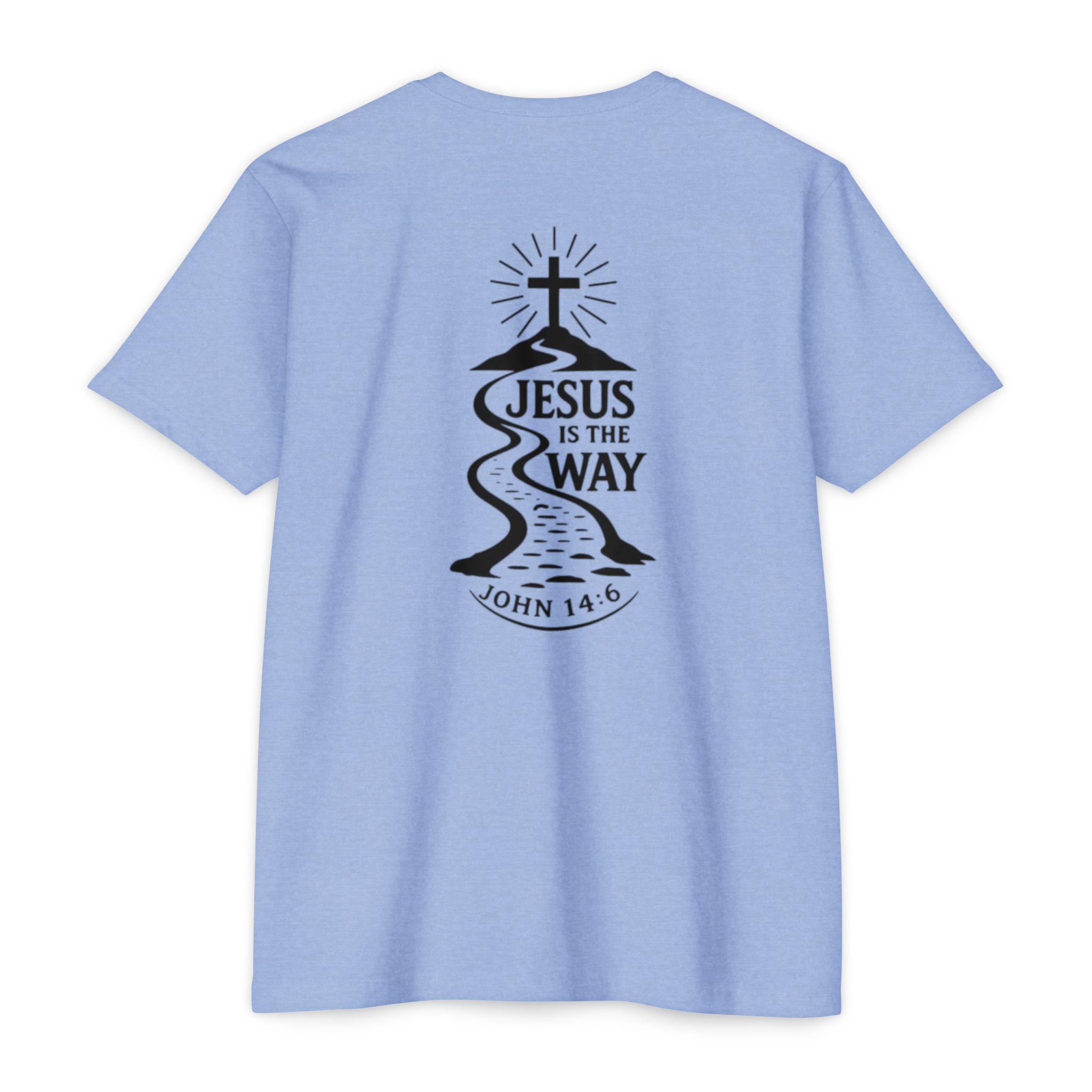 jesus is the way t shirt — christian faith graphic tee (john 14:6) jesus is the way t shirt — christian faith graphic tee (john 14:6)