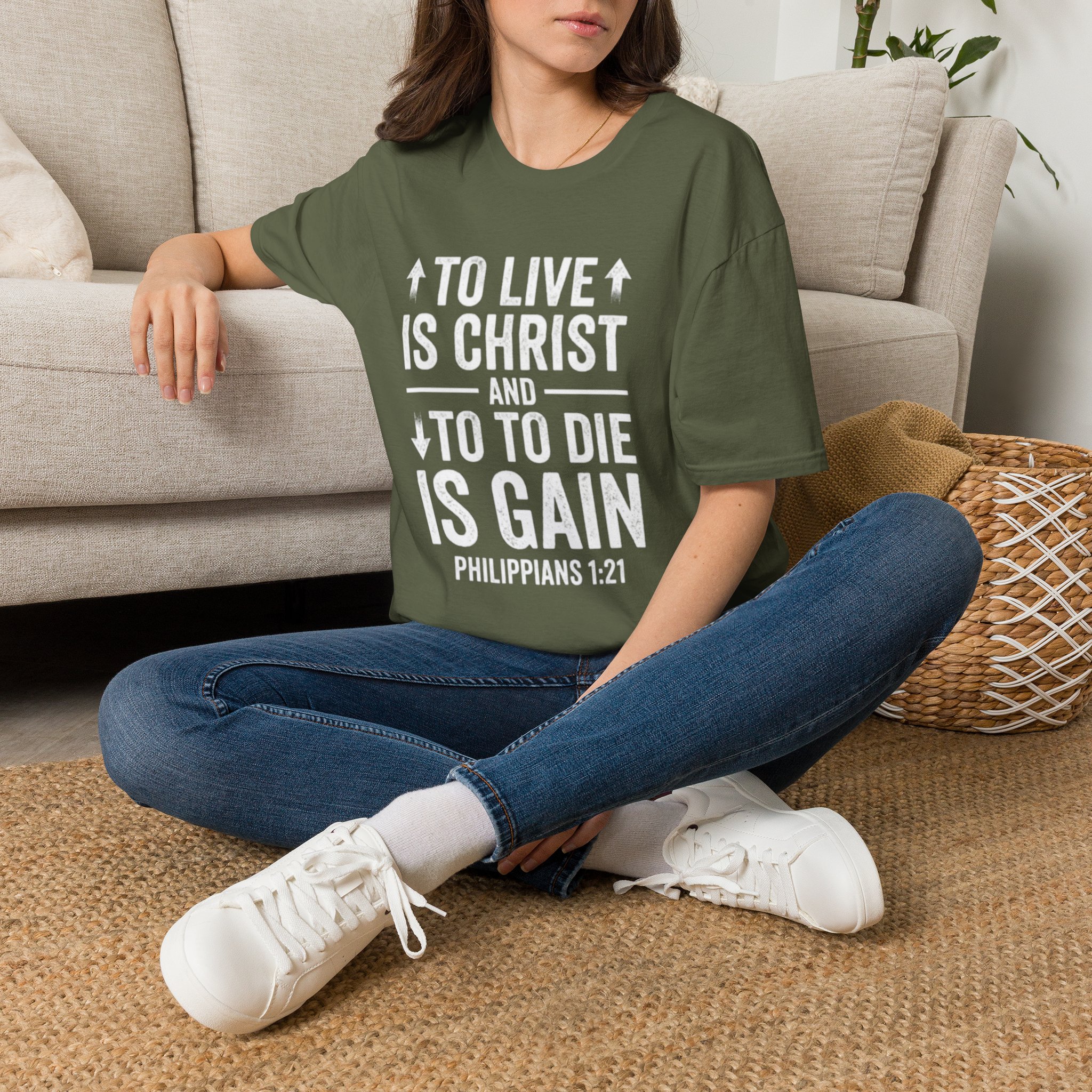 copy of to live is christ philippians 1:21 | christian t shirt copy of to live is christ philippians 1:21 | christian t shirt