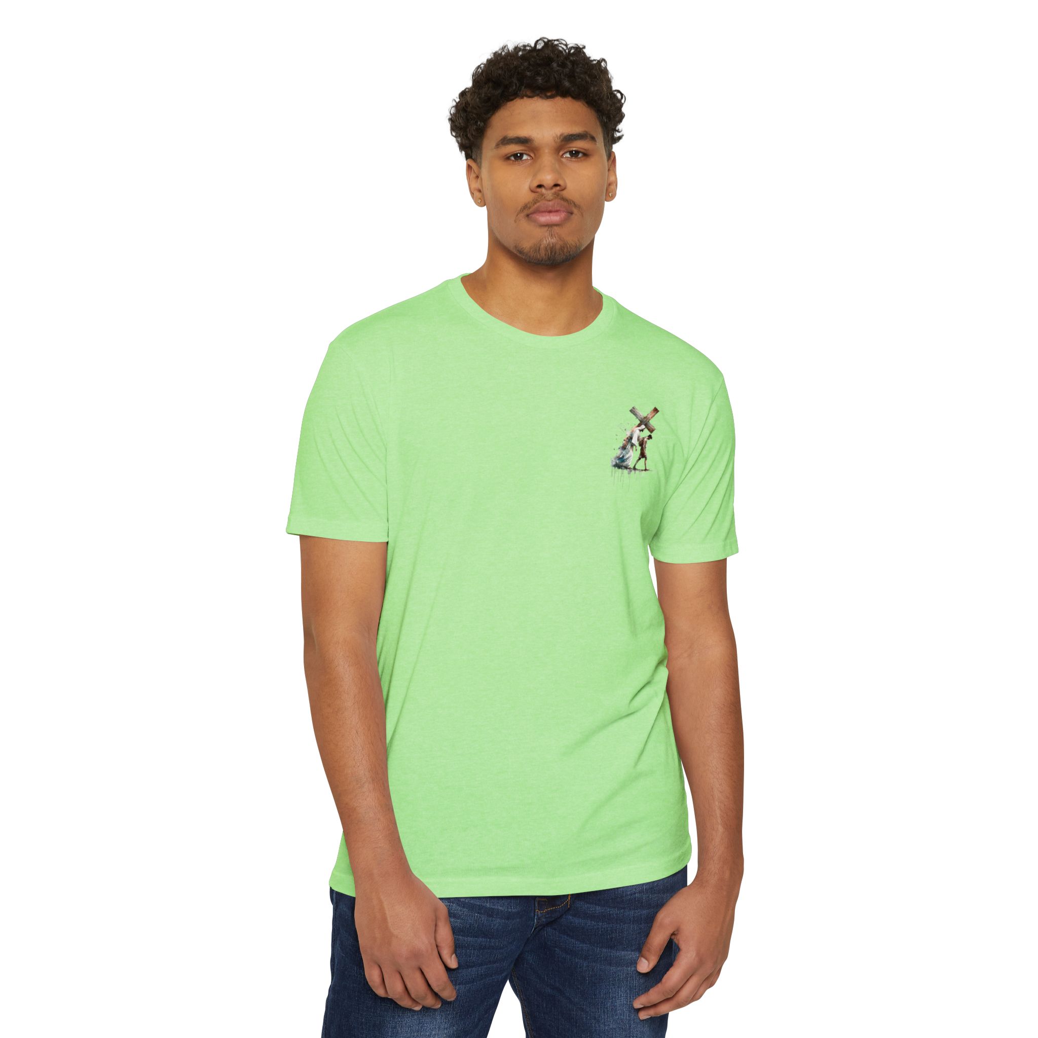 jesus is the way t shirt — christian faith graphic tee (john 14:6) jesus is the way t shirt — christian faith graphic tee (john 14:6)