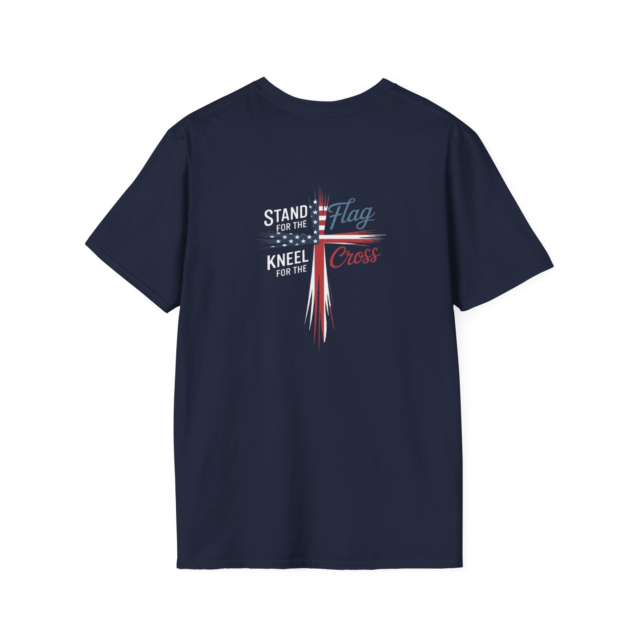 patriotic cross t shirt — "stand for the flag, kneel for the cross" patriotic cross t shirt — "stand for the flag, kneel for the cross"