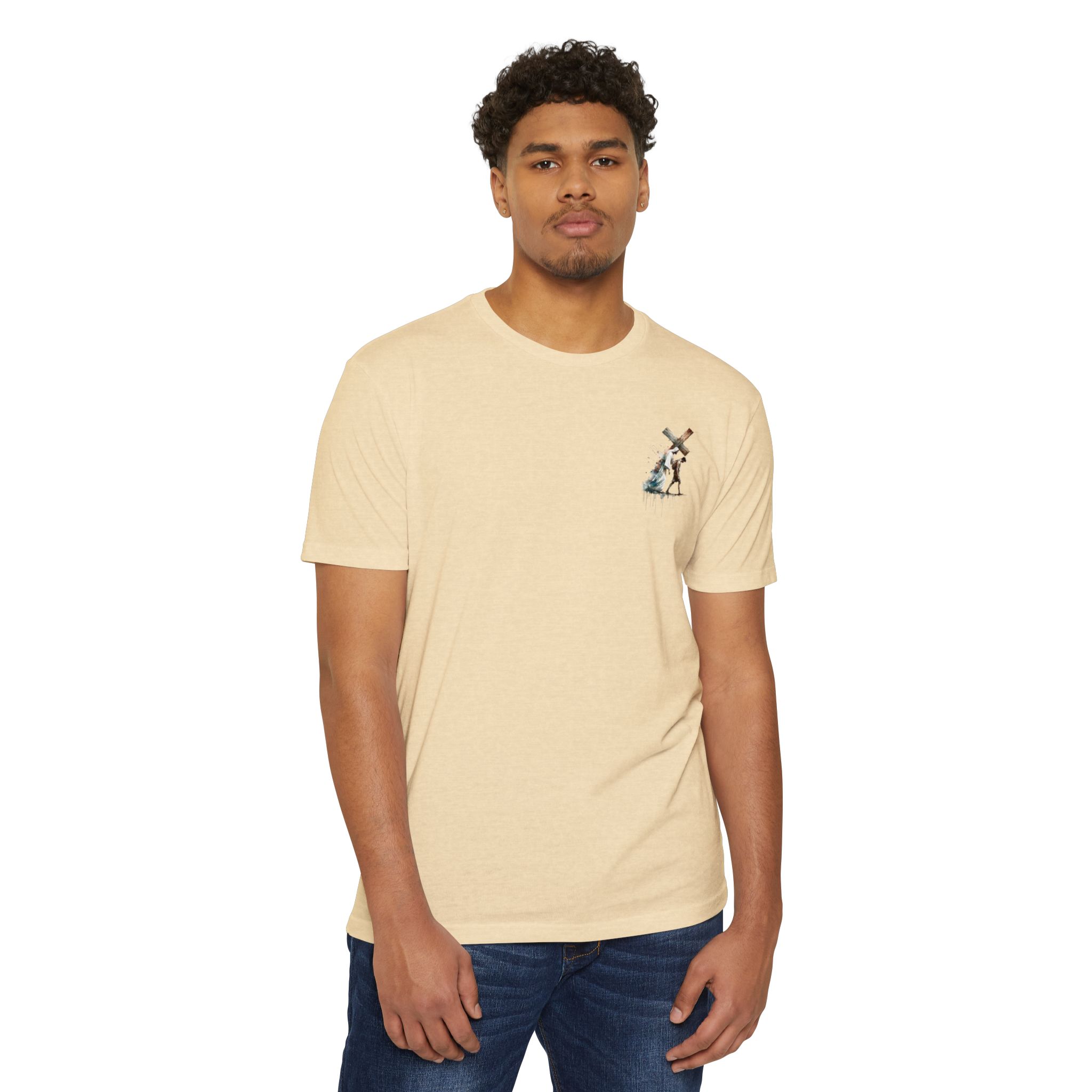 jesus is the way t shirt — christian faith graphic tee (john 14:6) jesus is the way t shirt — christian faith graphic tee (john 14:6)