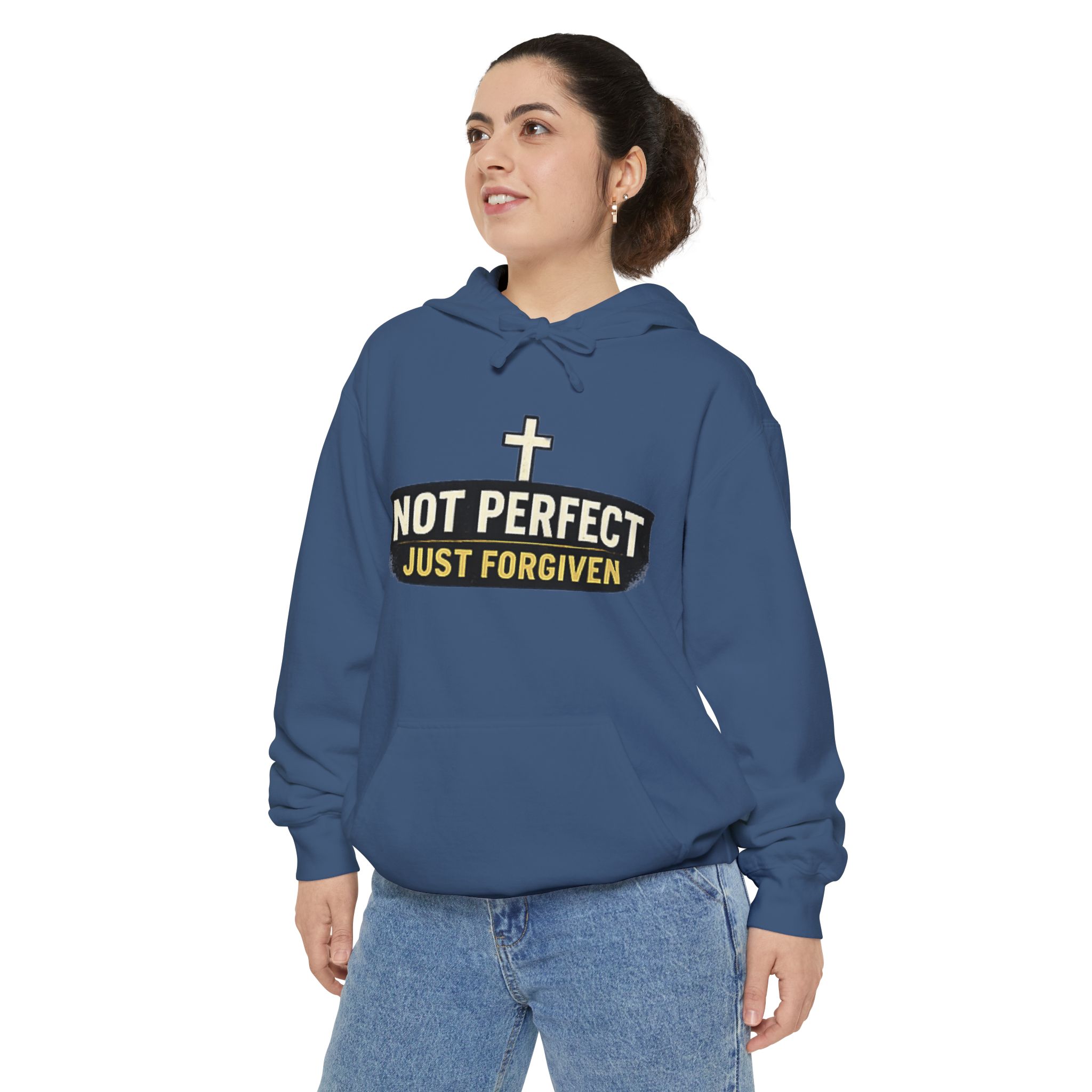not perfect just forgiven hoodie — christian faith pullover not perfect just forgiven hoodie — christian faith pullover