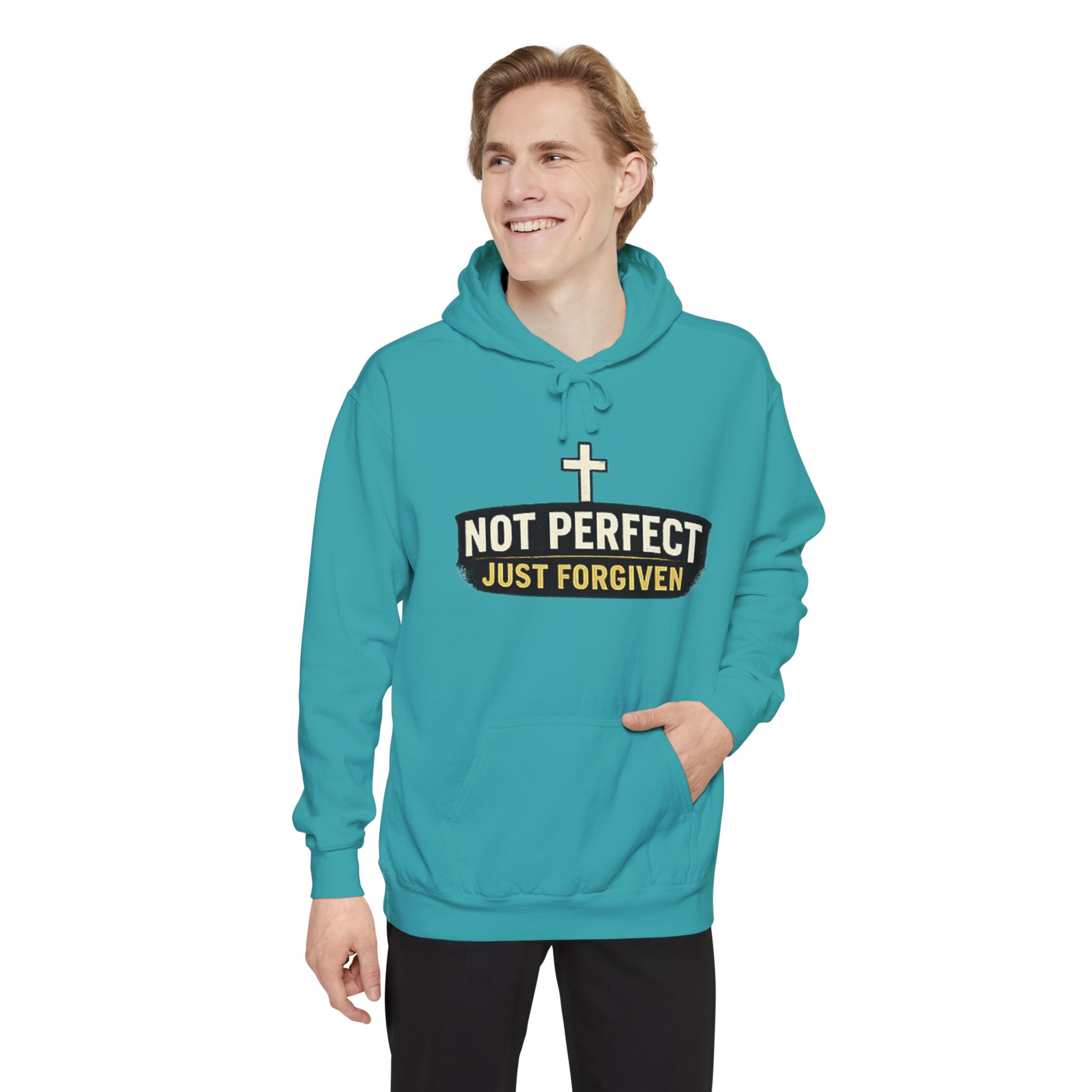 not perfect just forgiven hoodie — christian faith pullover not perfect just forgiven hoodie — christian faith pullover